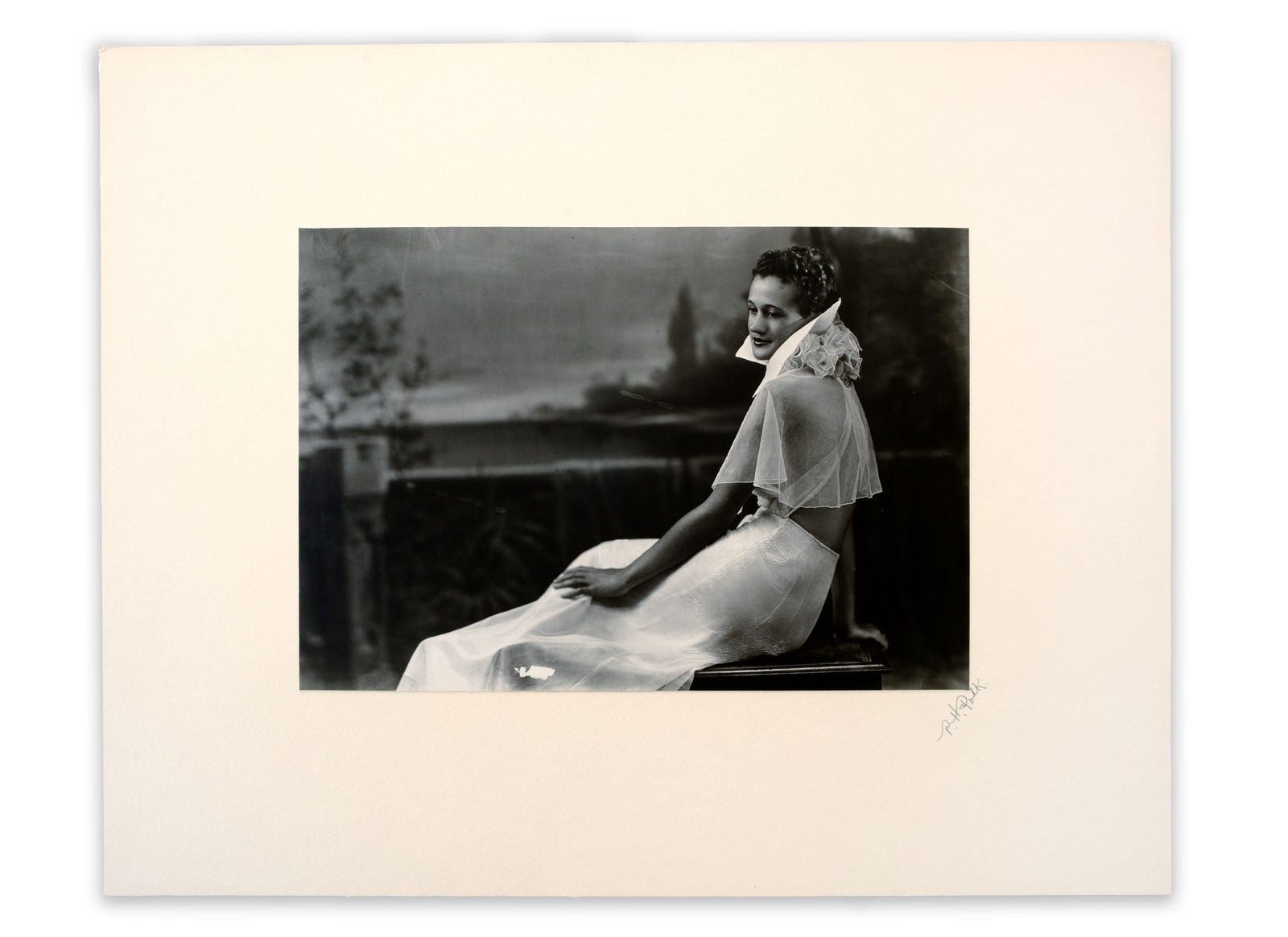 P.H. Polk, Mildred Hanson Baker, 1937