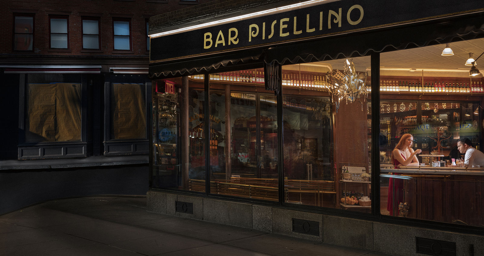 Gail Albert Halaban, Bar Pisellino, West Village, 2022