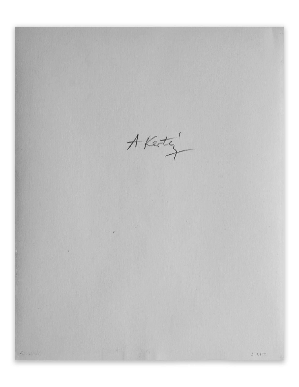 André Kertész, Paris Butcher, 1929