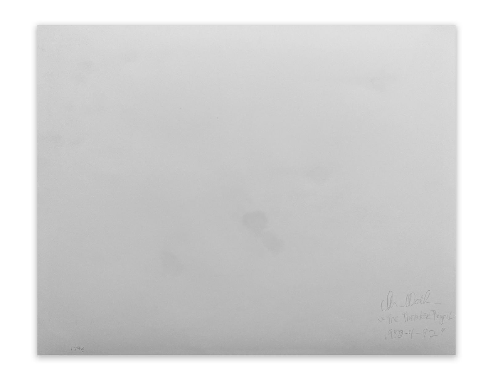 Christian Walker, The Theater Project series, c. 1983-1984