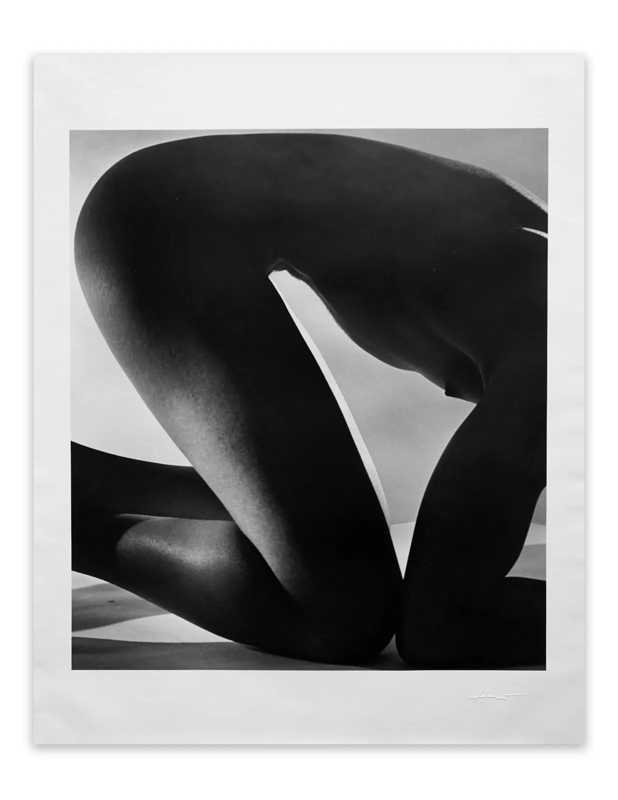 Horst P. Horst, "Triangles," Male Nude, N.Y., 1952