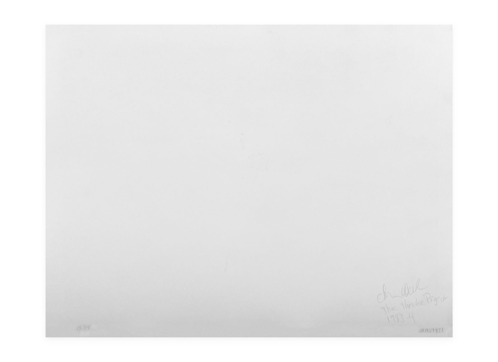 Christian Walker, The Theater Project, 1983-1984