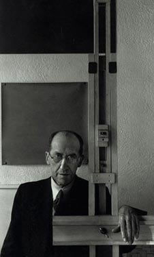 Arnold Newman, Piet Mondrian, NYC, 1942