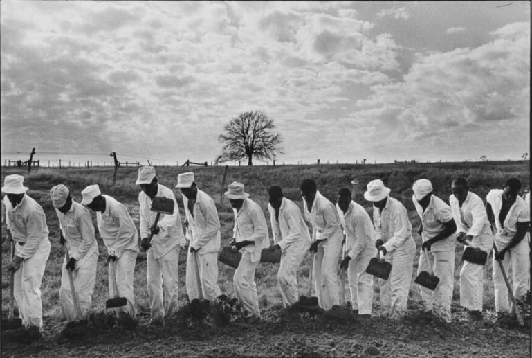 Danny Lyon, The Line, Ferguson Prison, Texas, 1968