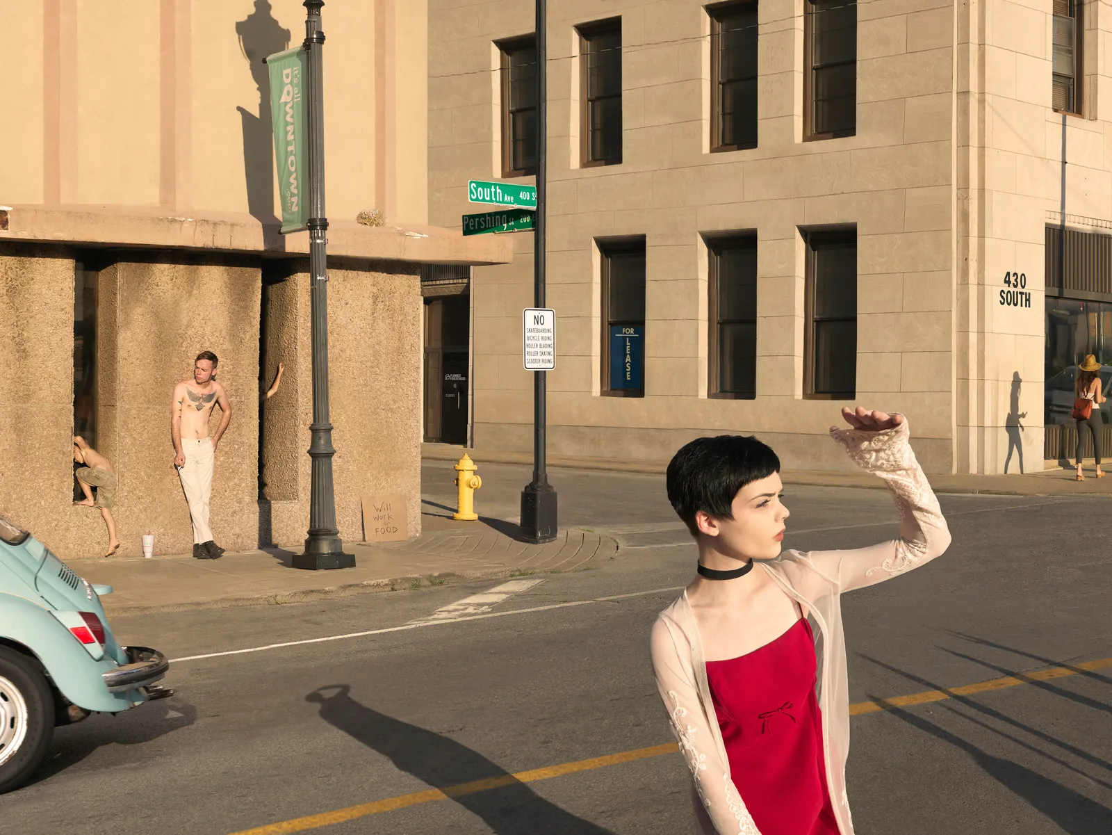 Julie Blackmon, South & Pershing St., 2017