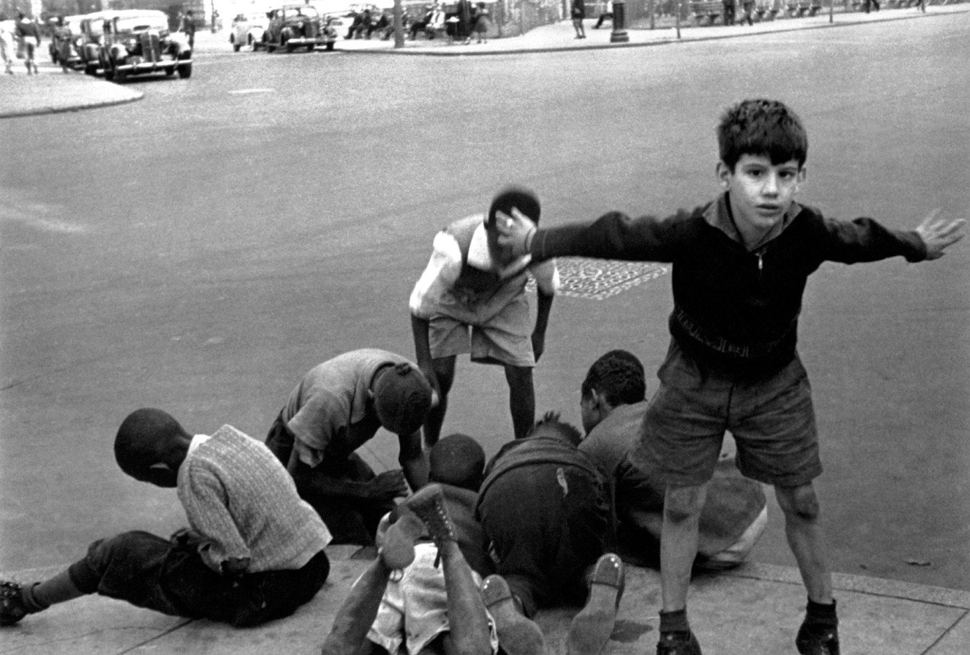 Helen Levitt, New York, (Boy with Arms Out), 1940