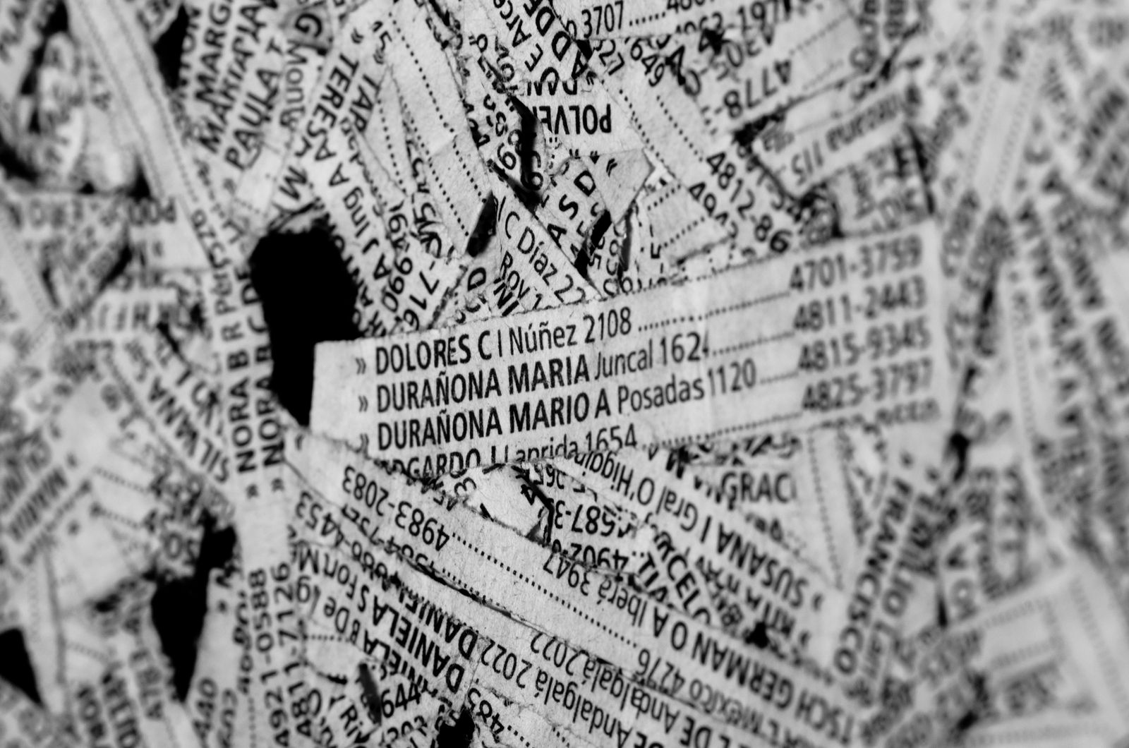 Jorge Sarsale, Buenos Aires Phone Book