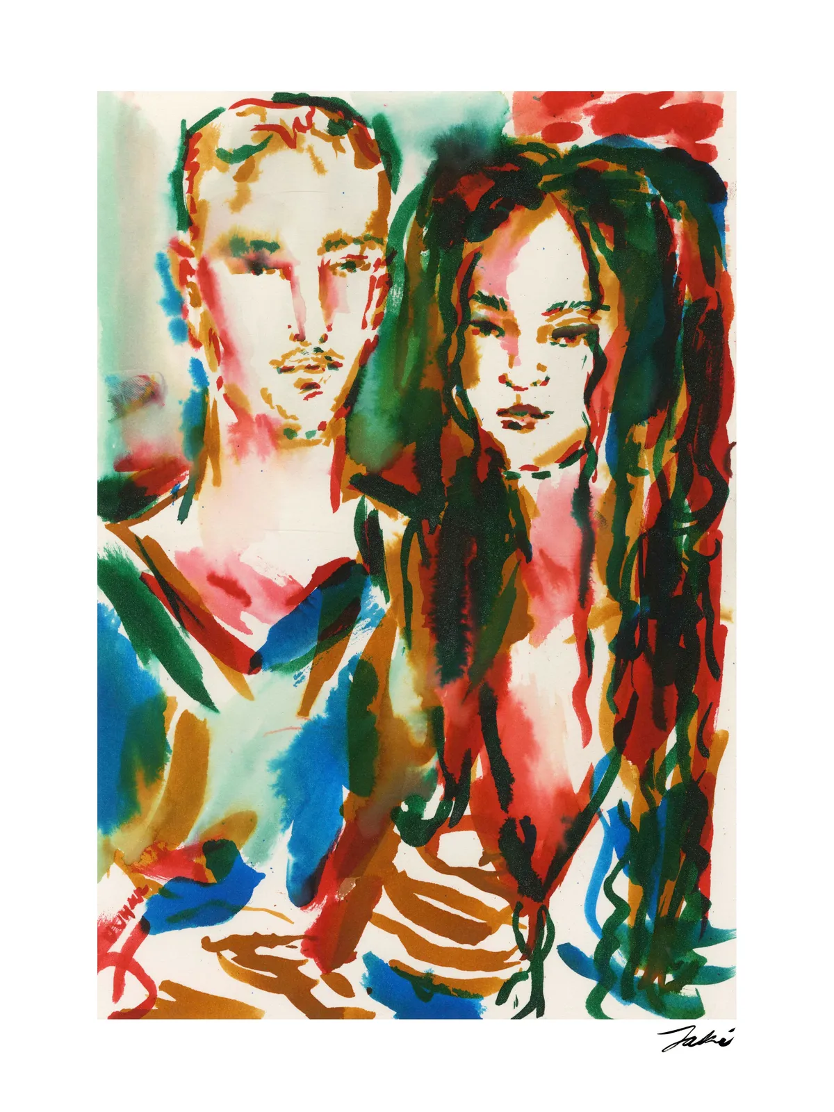 Jaki Doyka, James Dorman and Janel Hicks at Alan Shindelman's Studio for "You Will Be Photographed" Exhibition 6.22.24, 2024