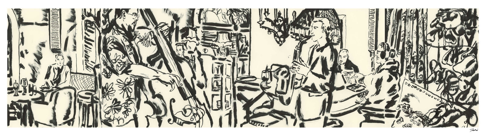 Jaki Doyka, Marlon Martinez, Isaac WIlson, and Tristan Cappel at Chateau Marmont 1.10.25, 2025