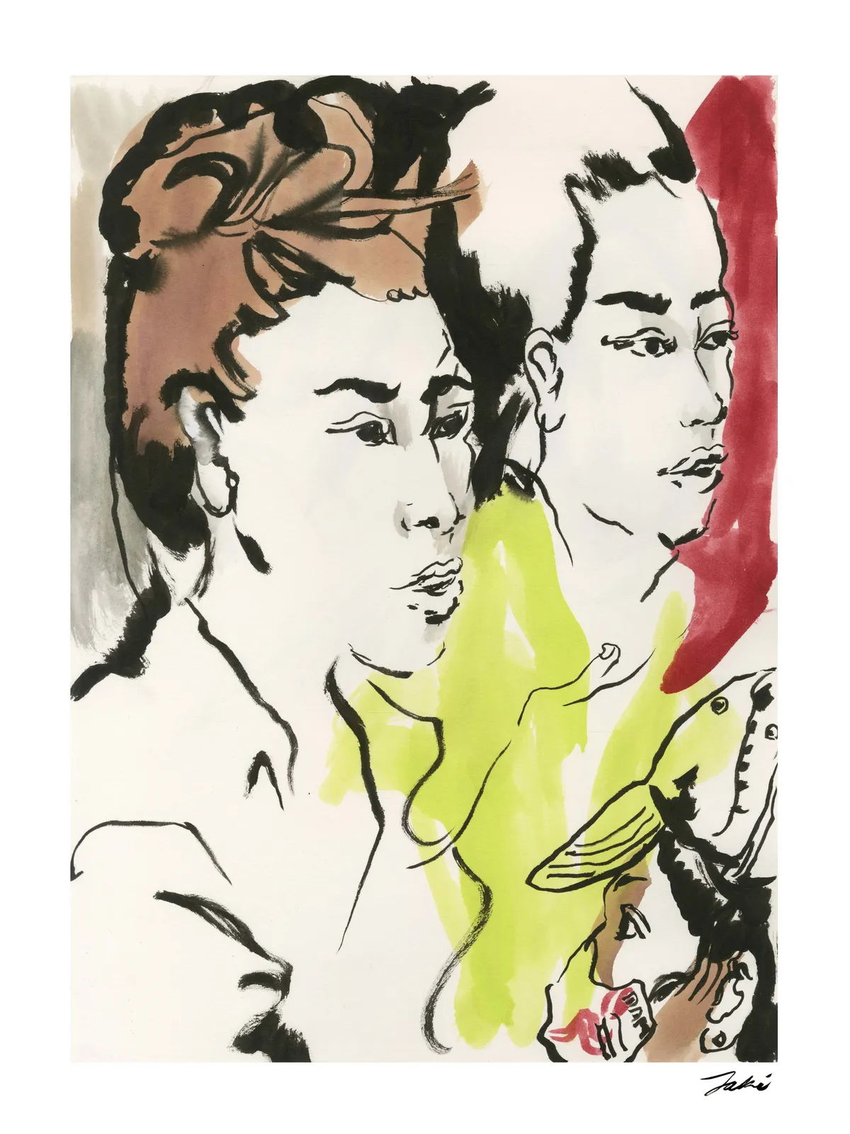 Jaki Doyka, Kyle Rene at Times Square for "Philippines Fest" 7.9.23, 2023