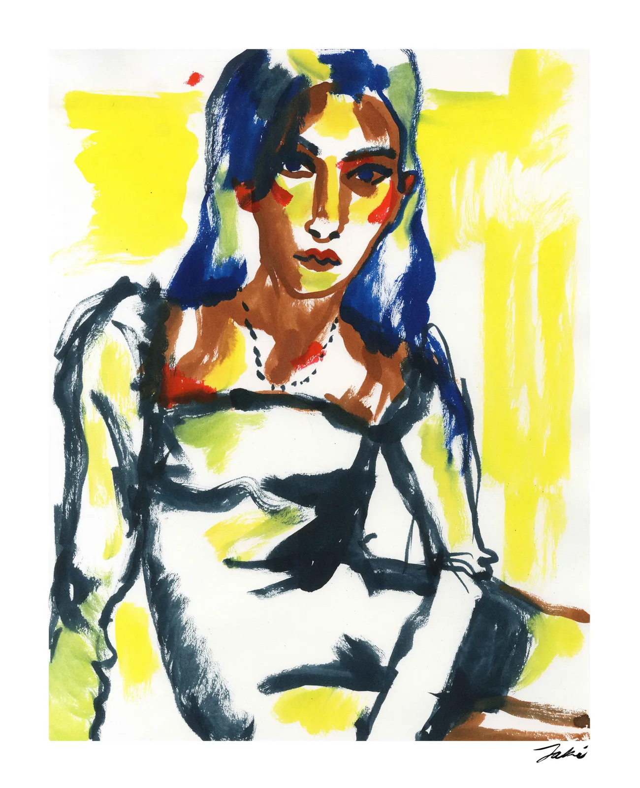 Jaki Doyka, Self-Portrait in Williamsburg 8.23.22, 2022