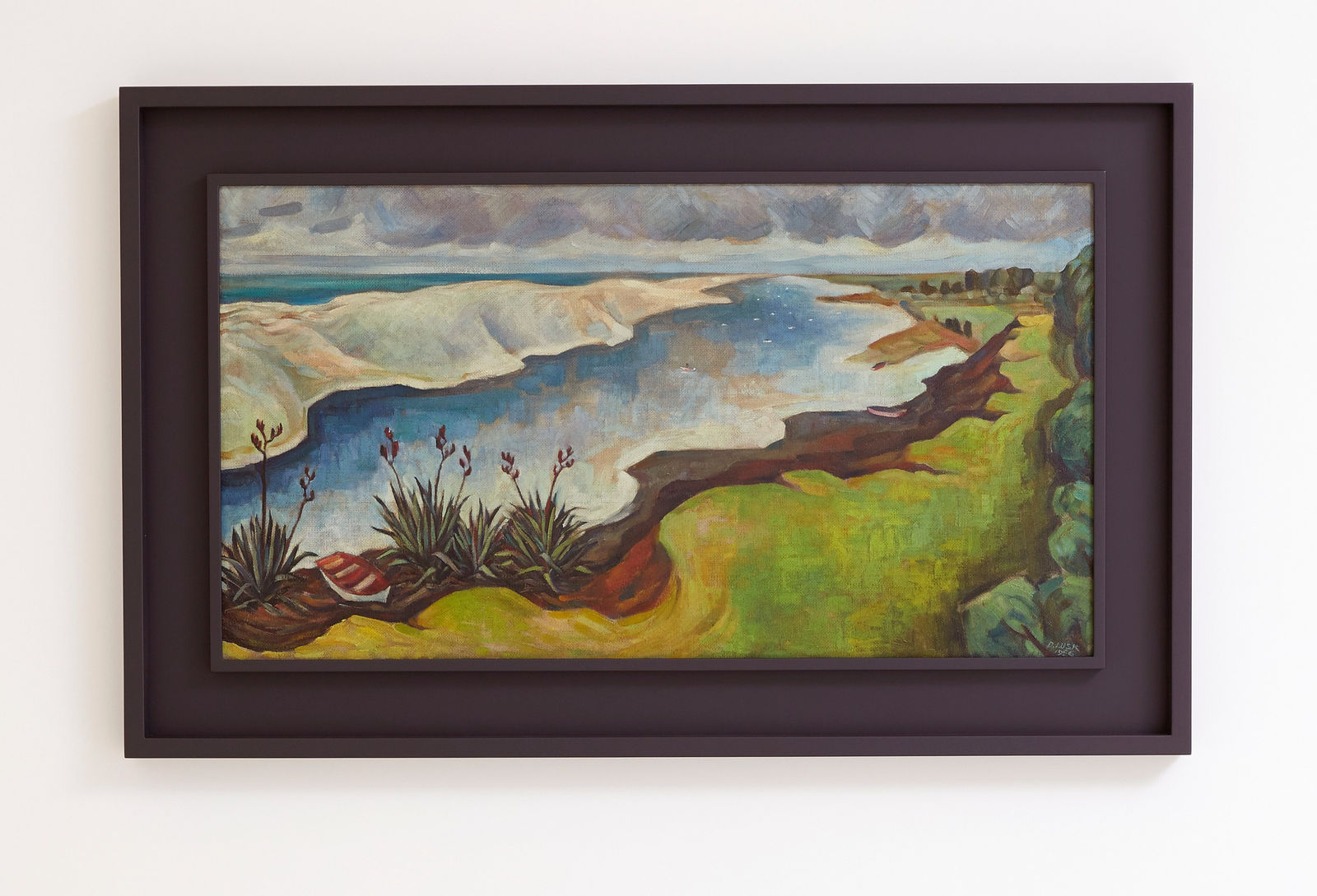 Doris Lusk, Lagoon, Rakaia Mouth, 1956