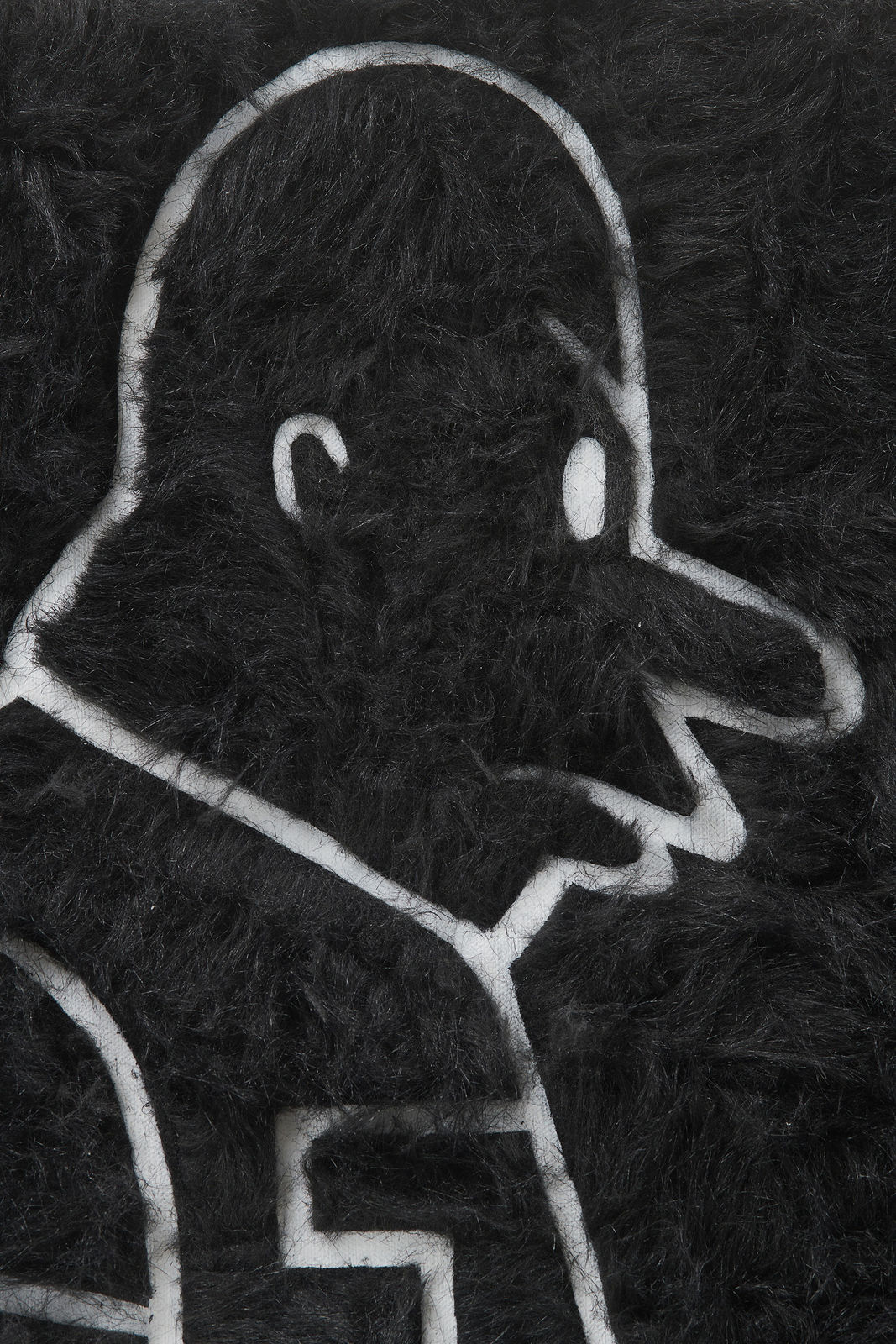 TRENTON DOYLE HANCOCK, Step and Screw: West End Scrap (Four Foot Furry Face Off), 2021