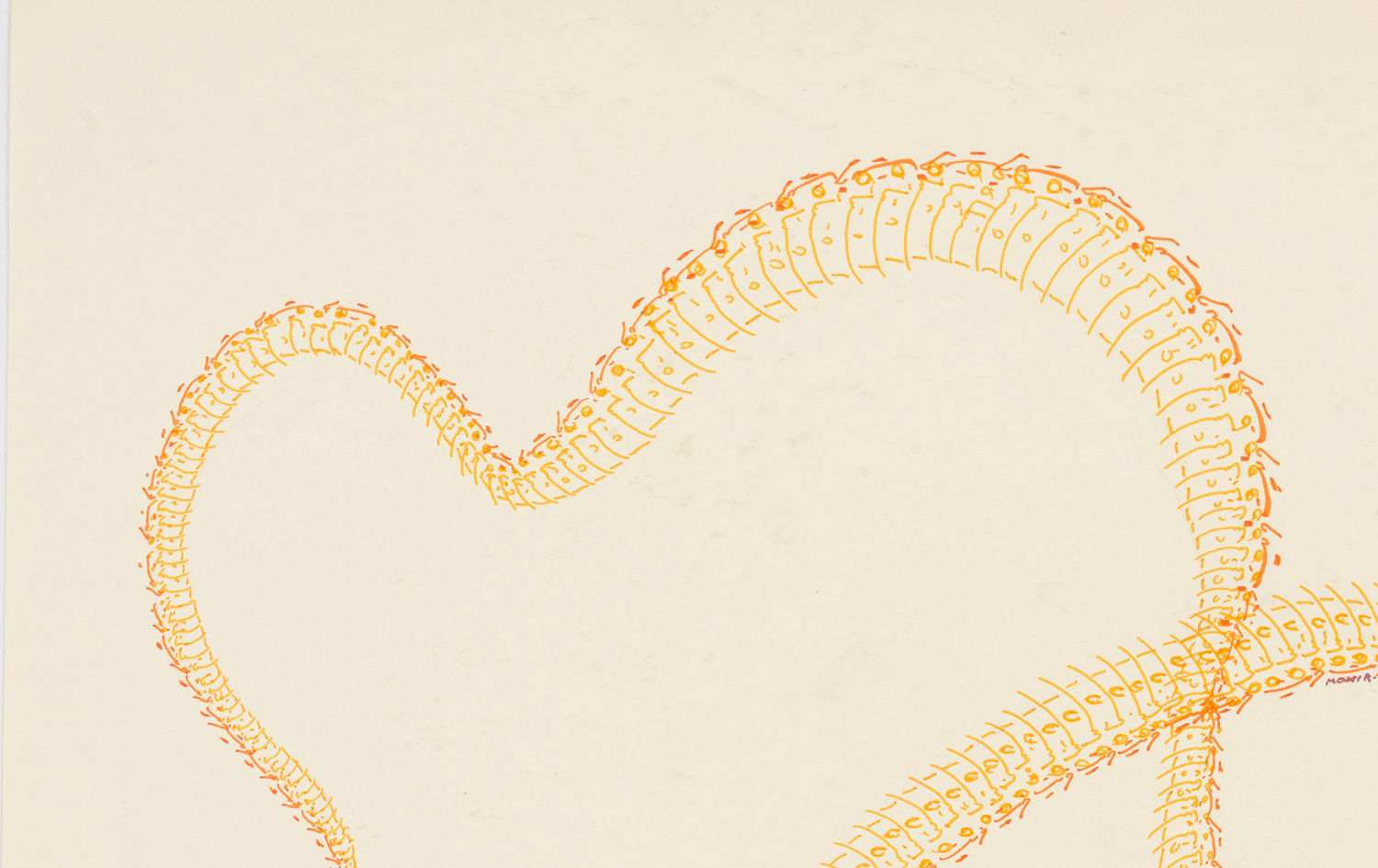 MONIR SHAHROUDY FARMANFARMAIAN, Untitled (Calligraphy 10), 1980