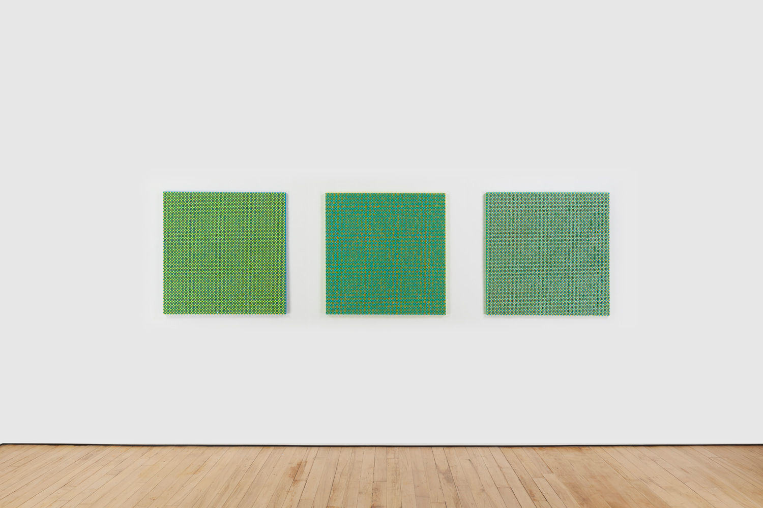 SPENCER FINCH, Optical Study (yellow/blue/green), 2022