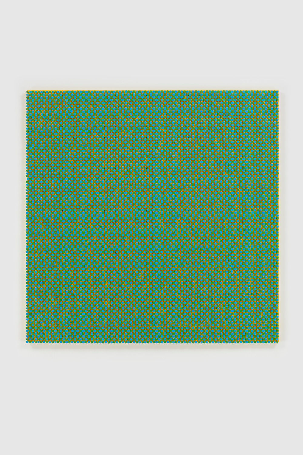 SPENCER FINCH, Optical Study (yellow/blue/green), 2022
