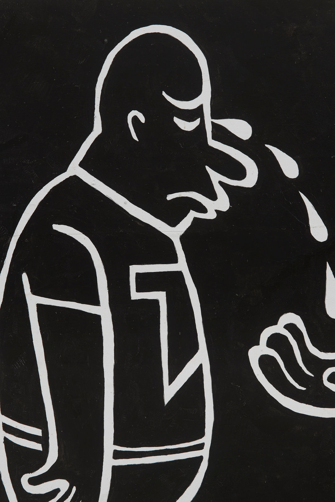 TRENTON DOYLE HANCOCK, Step and Screw: West End Scrap (Only Jew King), 2021