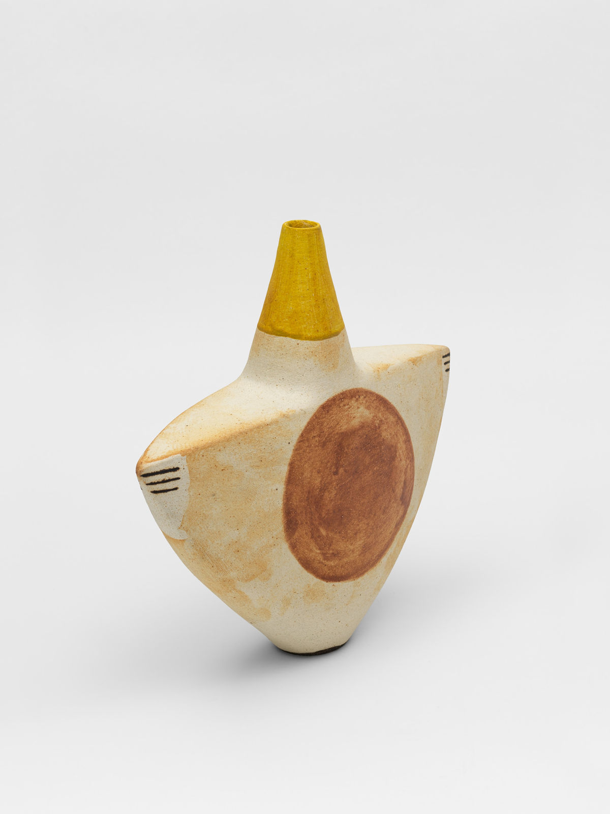 WAYNE NGAN, Vase with Rust Circular Design, 2017