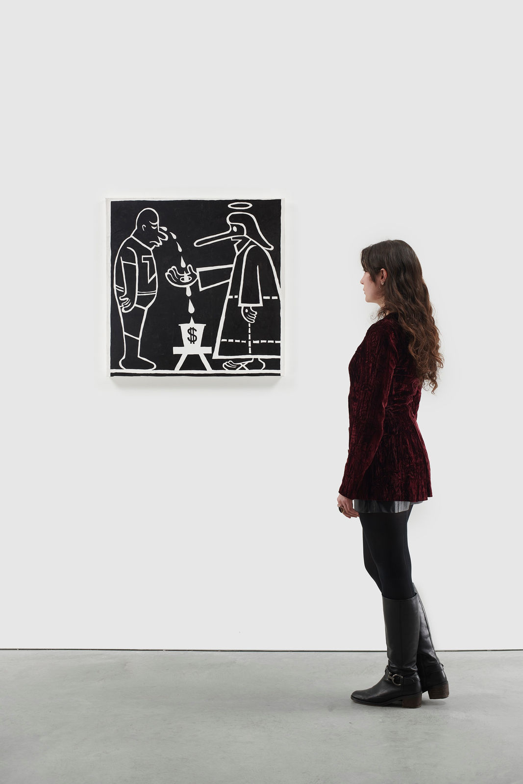 TRENTON DOYLE HANCOCK, Step and Screw: West End Scrap (Only Jew King), 2021