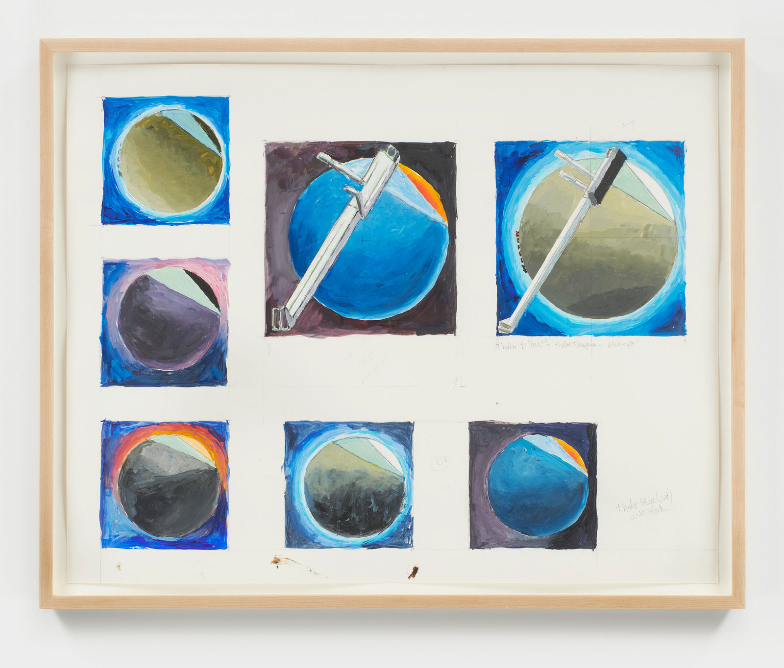 MERNET LARSEN, Studies for "Astronauts: Sunset" & "Astronaut: Sunrise", 2019