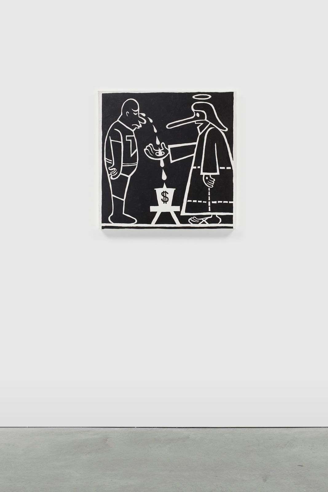 TRENTON DOYLE HANCOCK, Step and Screw: West End Scrap (Only Jew King), 2021