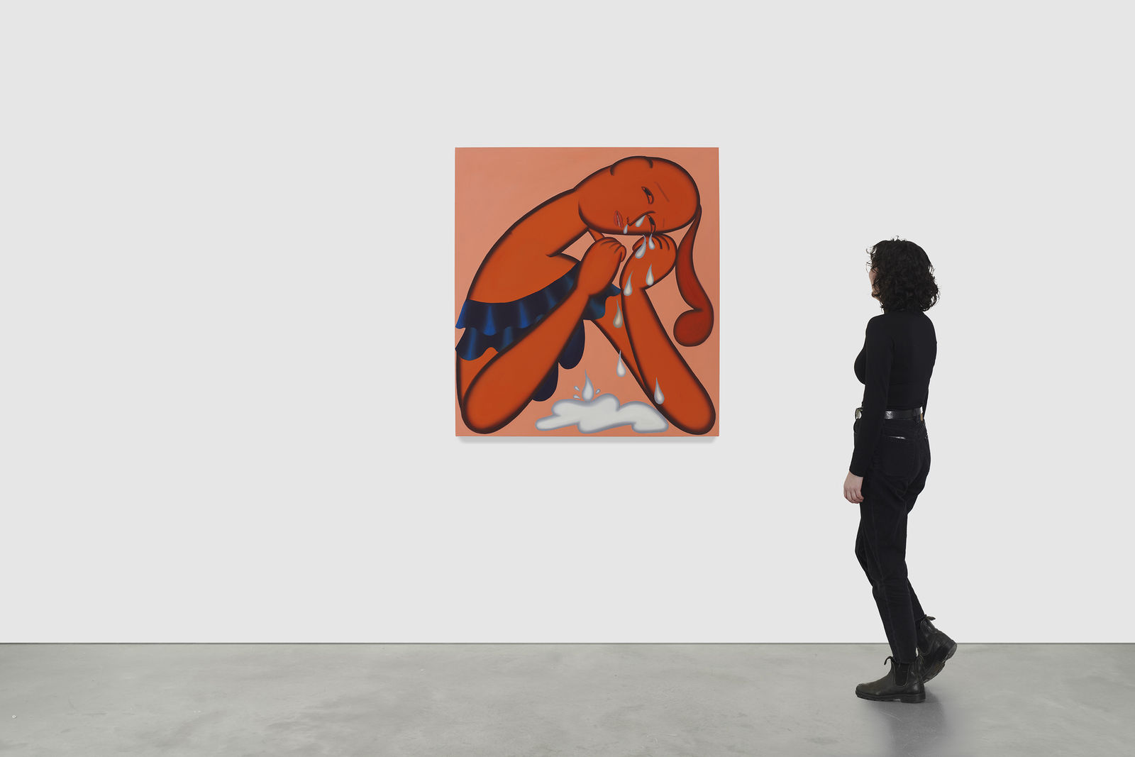 GRACE WEAVER, Crying (II, Downwards), 2020