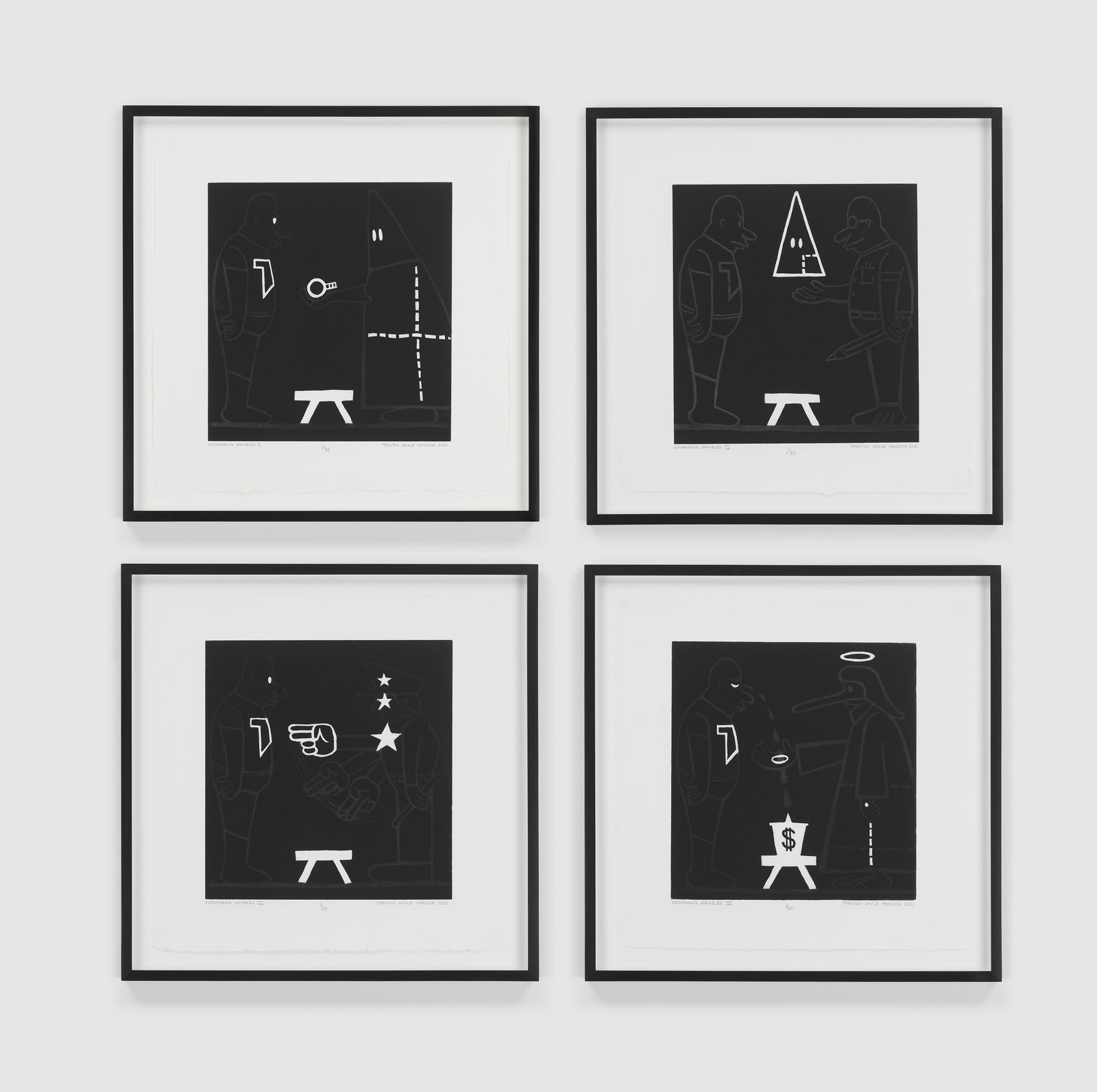 TRENTON DOYLE HANCOCK, Exchanging Variables, 2021