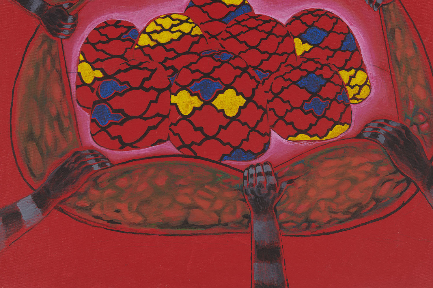 TRENTON DOYLE HANCOCK, Becoming the Toymaker, Phase 11 of 41: Attack Me With Her Lovely Strange Candy, 2020