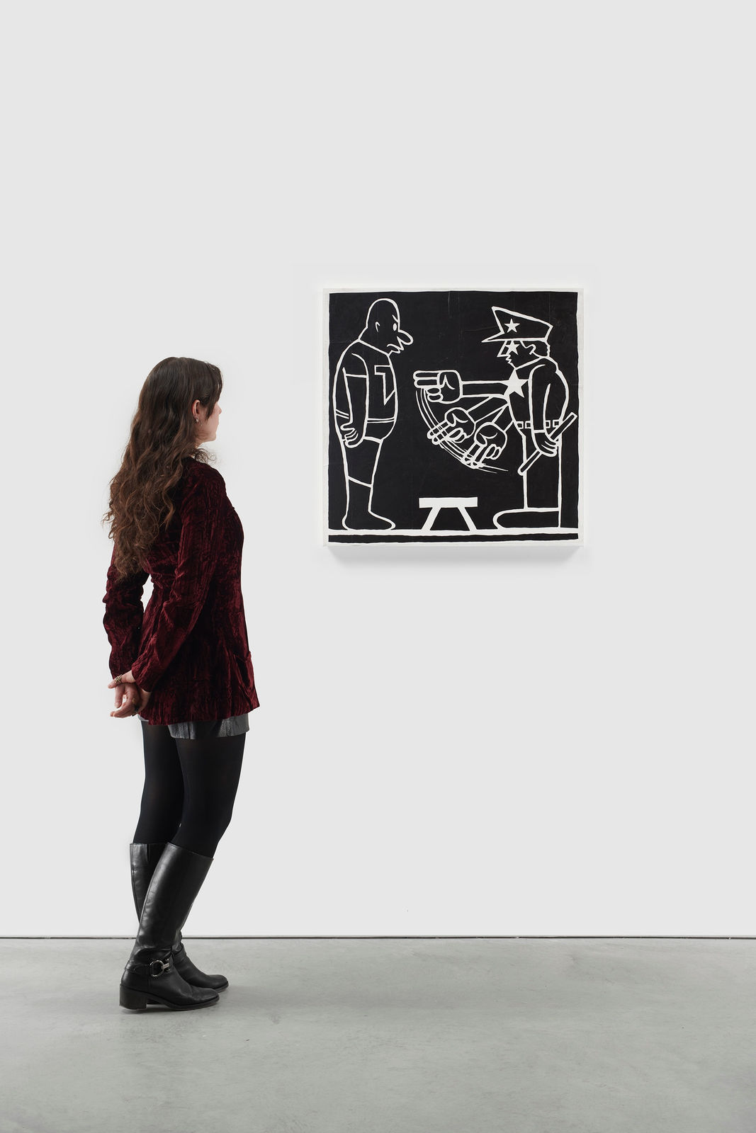 TRENTON DOYLE HANCOCK, Step and Screw: West End Scrap (Fingered), 2021