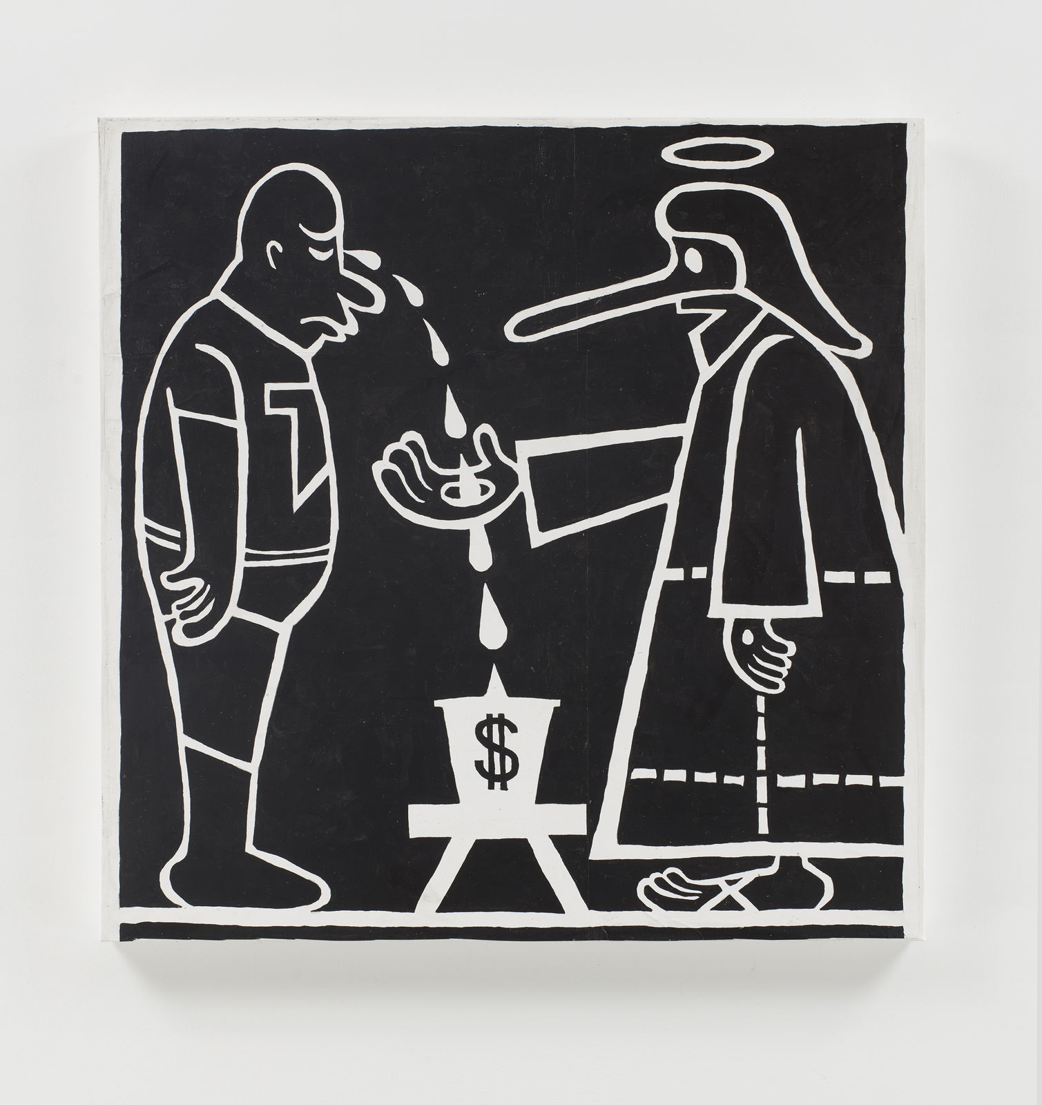 TRENTON DOYLE HANCOCK, Step and Screw: West End Scrap (Only Jew King), 2021