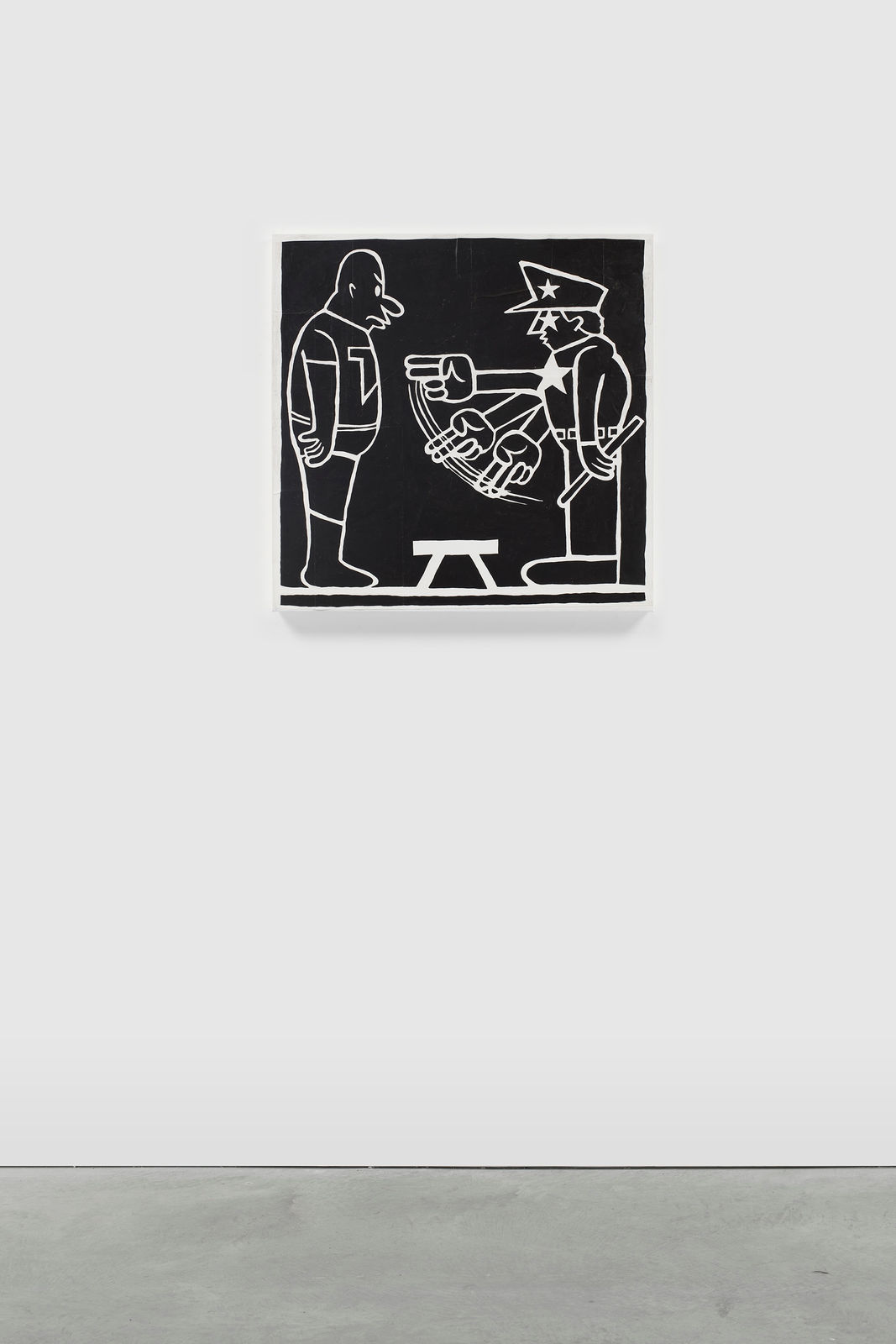 TRENTON DOYLE HANCOCK, Step and Screw: West End Scrap (Fingered), 2021