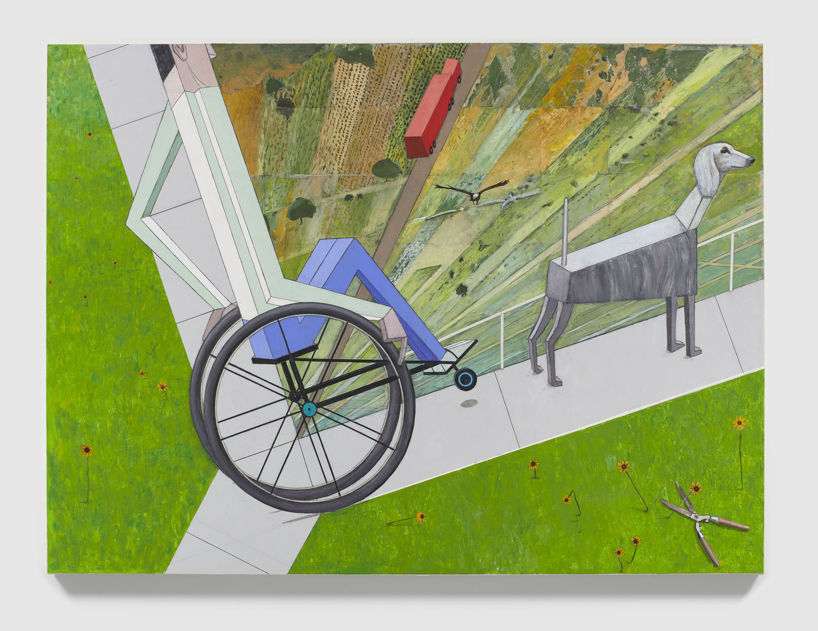 MERNET LARSEN, Intersection (after El Lissitzky), 2020