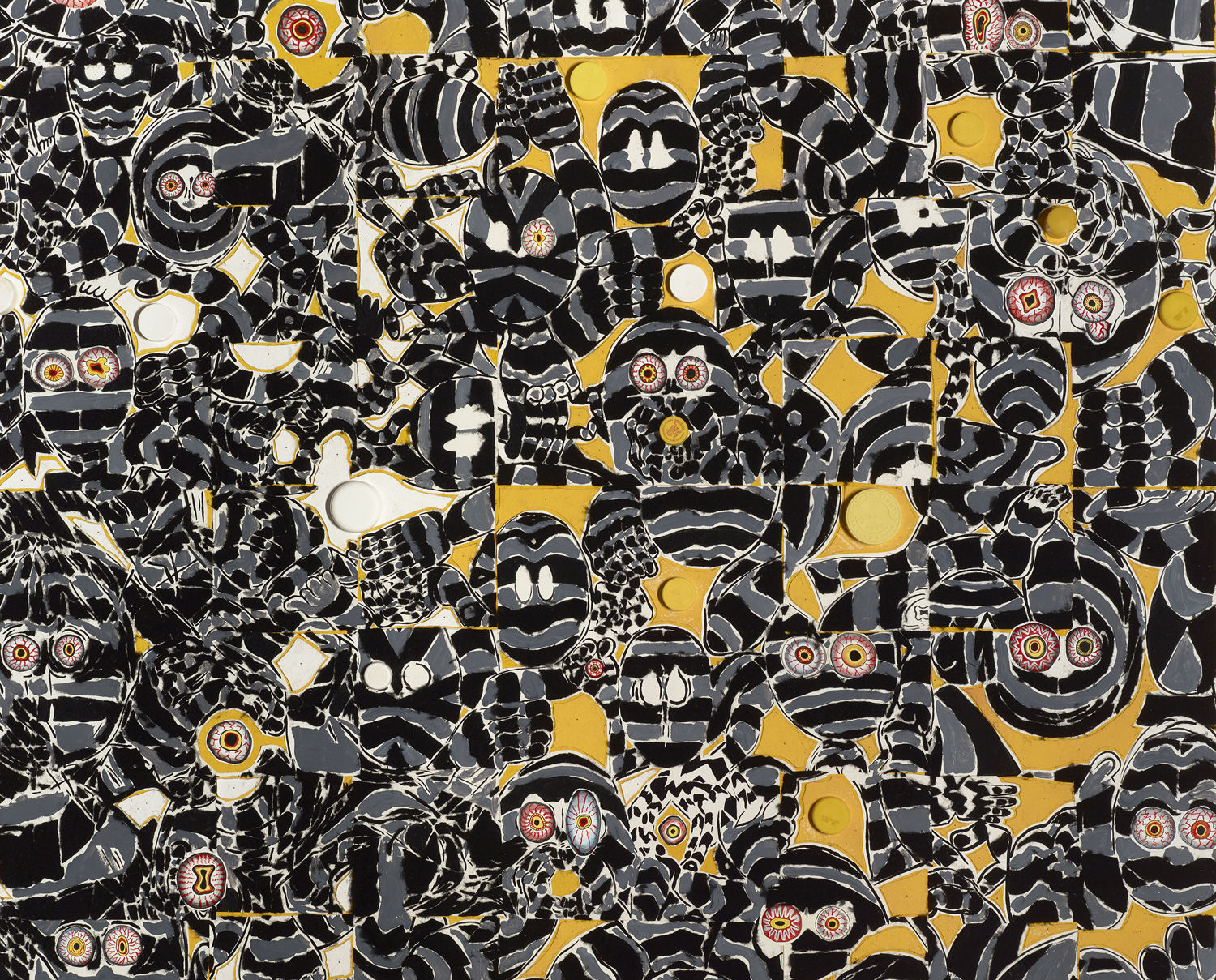 TRENTON DOYLE HANCOCK, Bringback Condiments: Mustard, Mayo, and Special Sauce, 2020