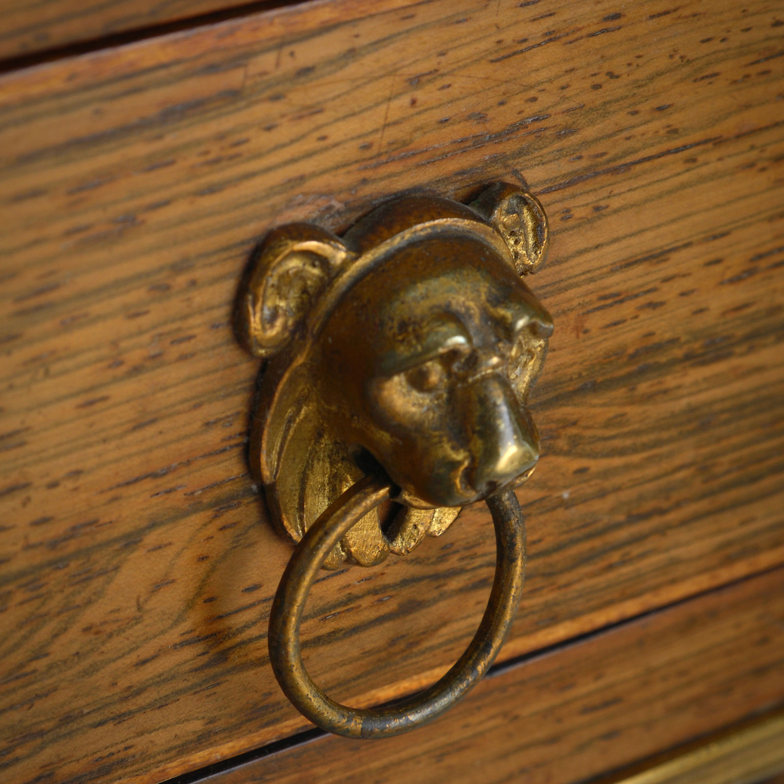 REGENCY ORMOLU-MOUNTED, BRASS-INLAID AND PARCEL-GILT WRITING TABLE
