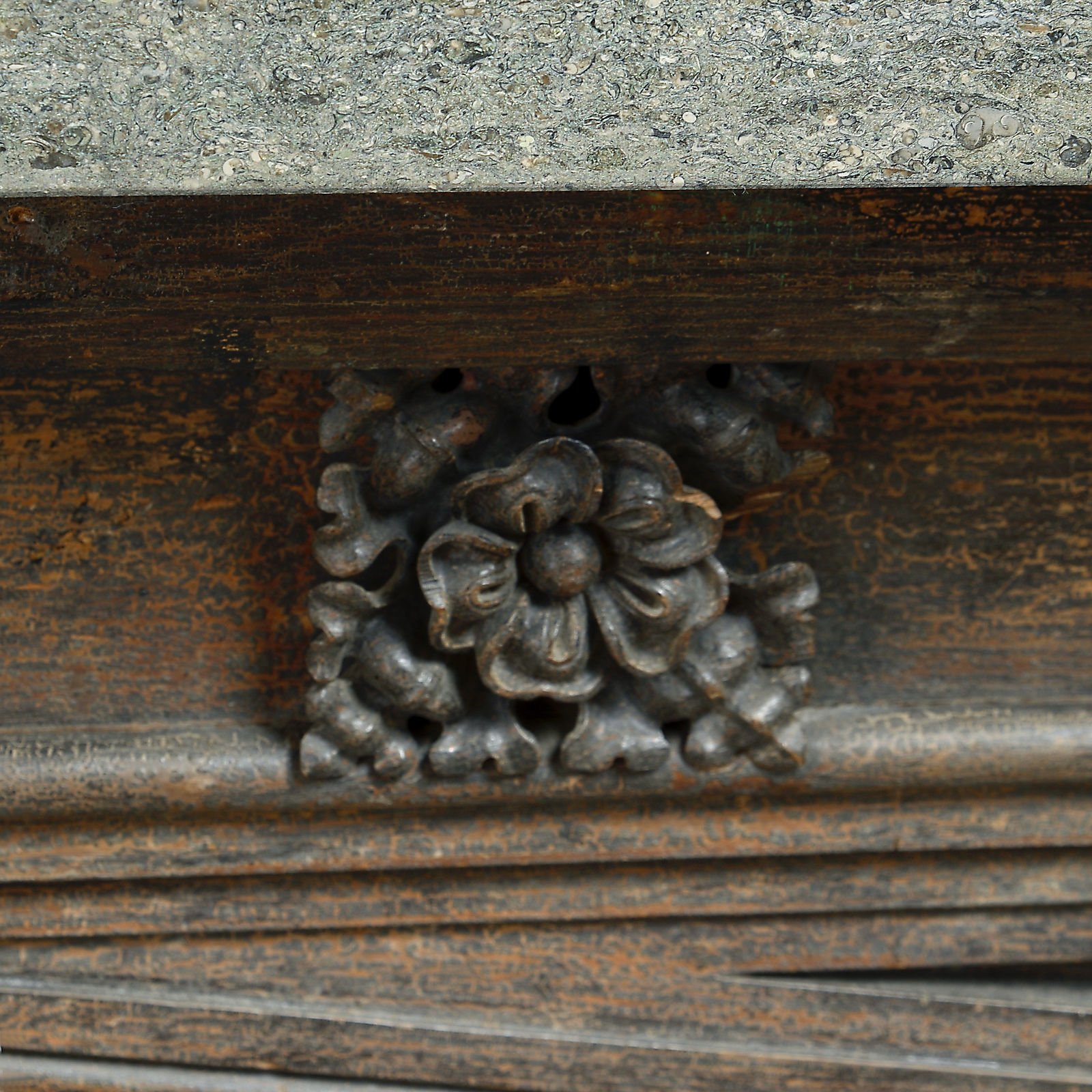 GOTHIC REVIVAL CARVED OAK SIDE TABLE POSSIBLY DESIGNED BY A.W.N. PUGIN