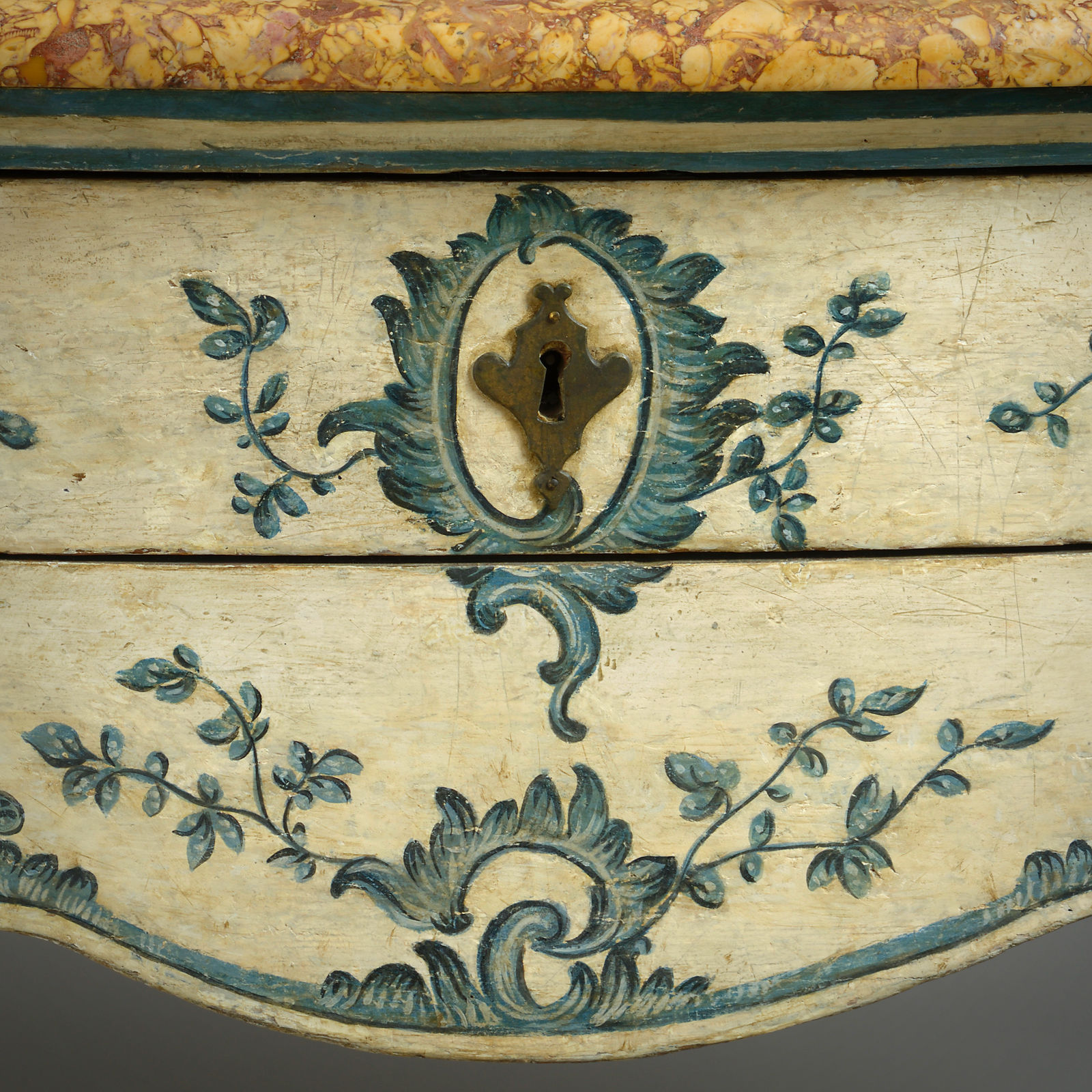 FINE PAIR OF GENOESE PAINTED SIDE TABLES