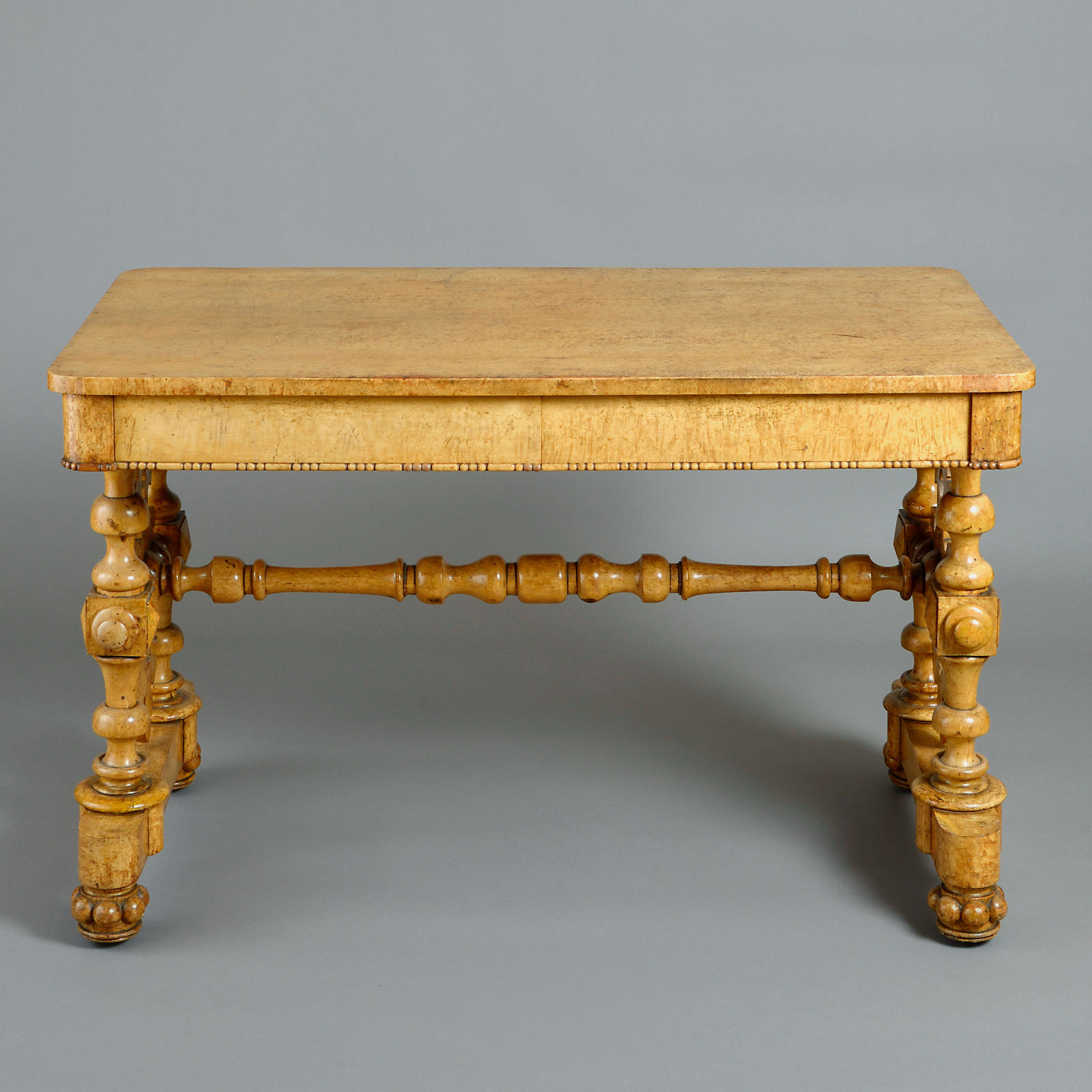 GEORGE IV BURR MAPLE WRITING-TABLE