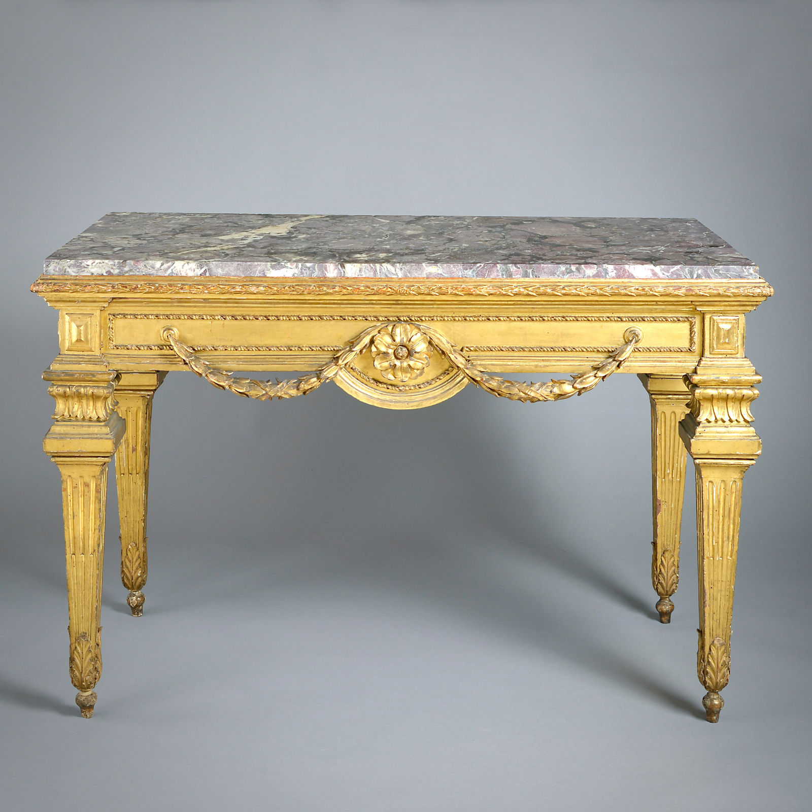 ROMAN GILT-WOOD SIDE TABLE