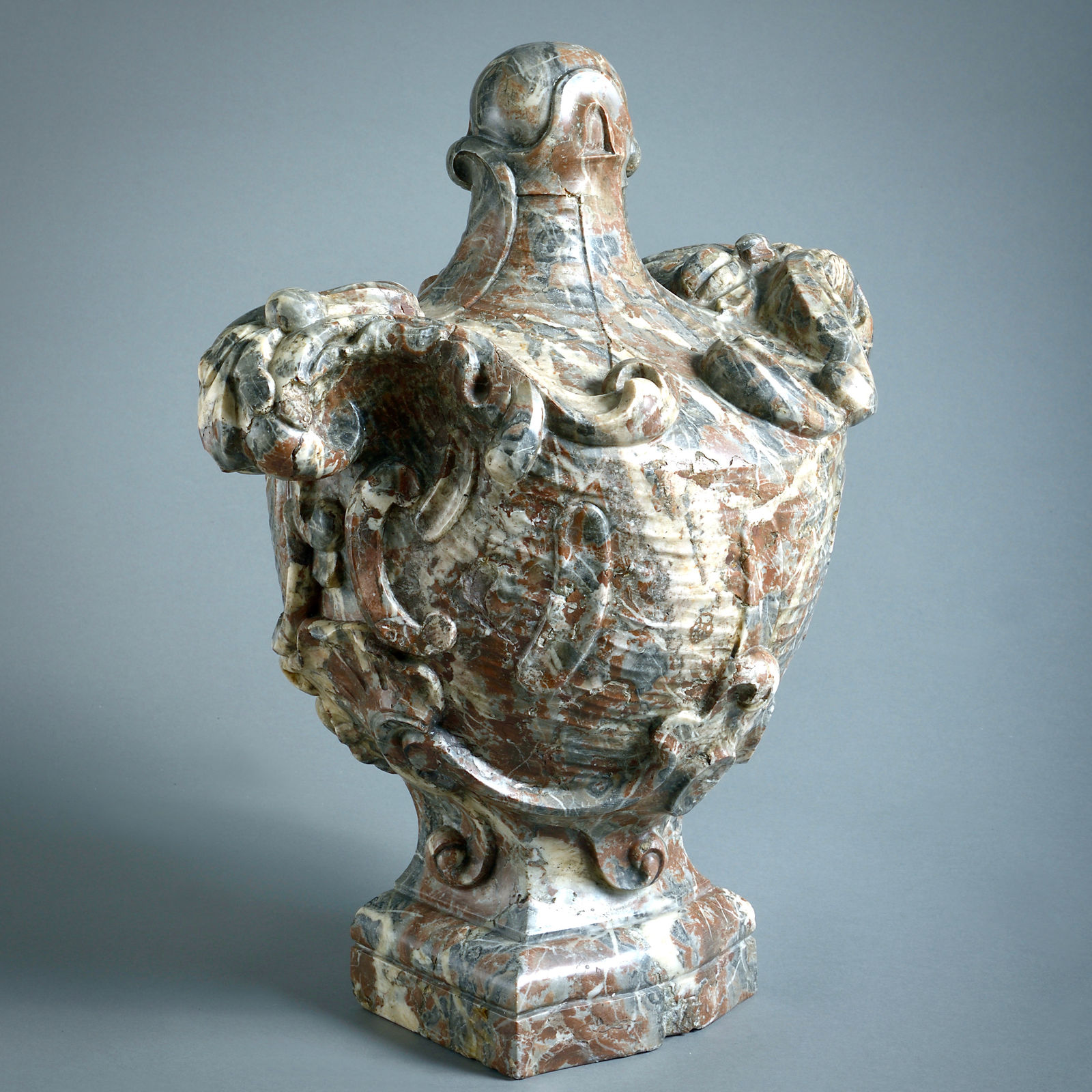 LOUIS XIV ROUGE DE FLANDRES MARBLE BAROQUE ‘VASE’
