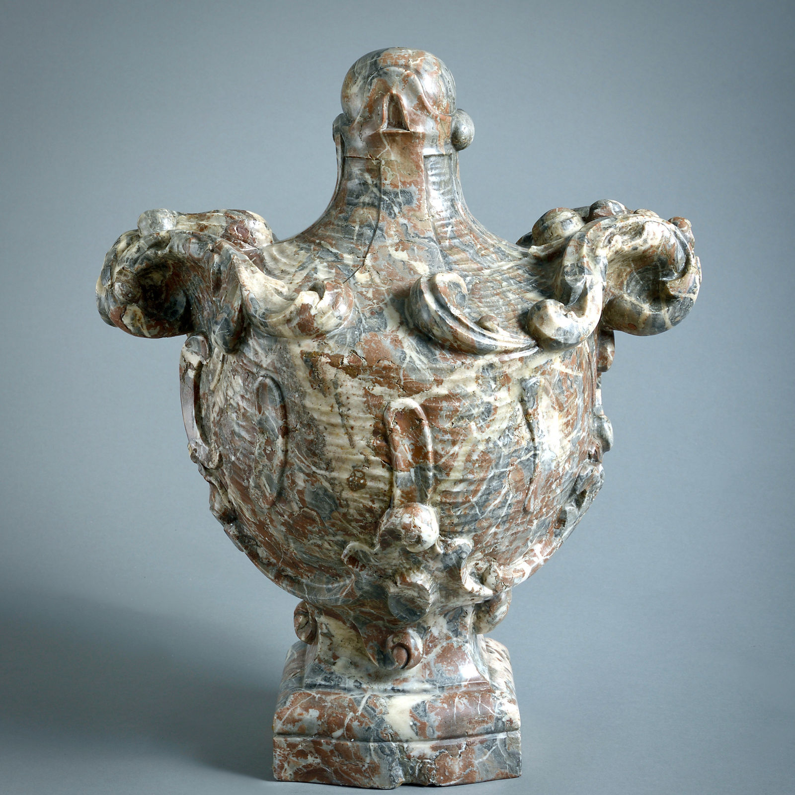 LOUIS XIV ROUGE DE FLANDRES MARBLE BAROQUE ‘VASE’