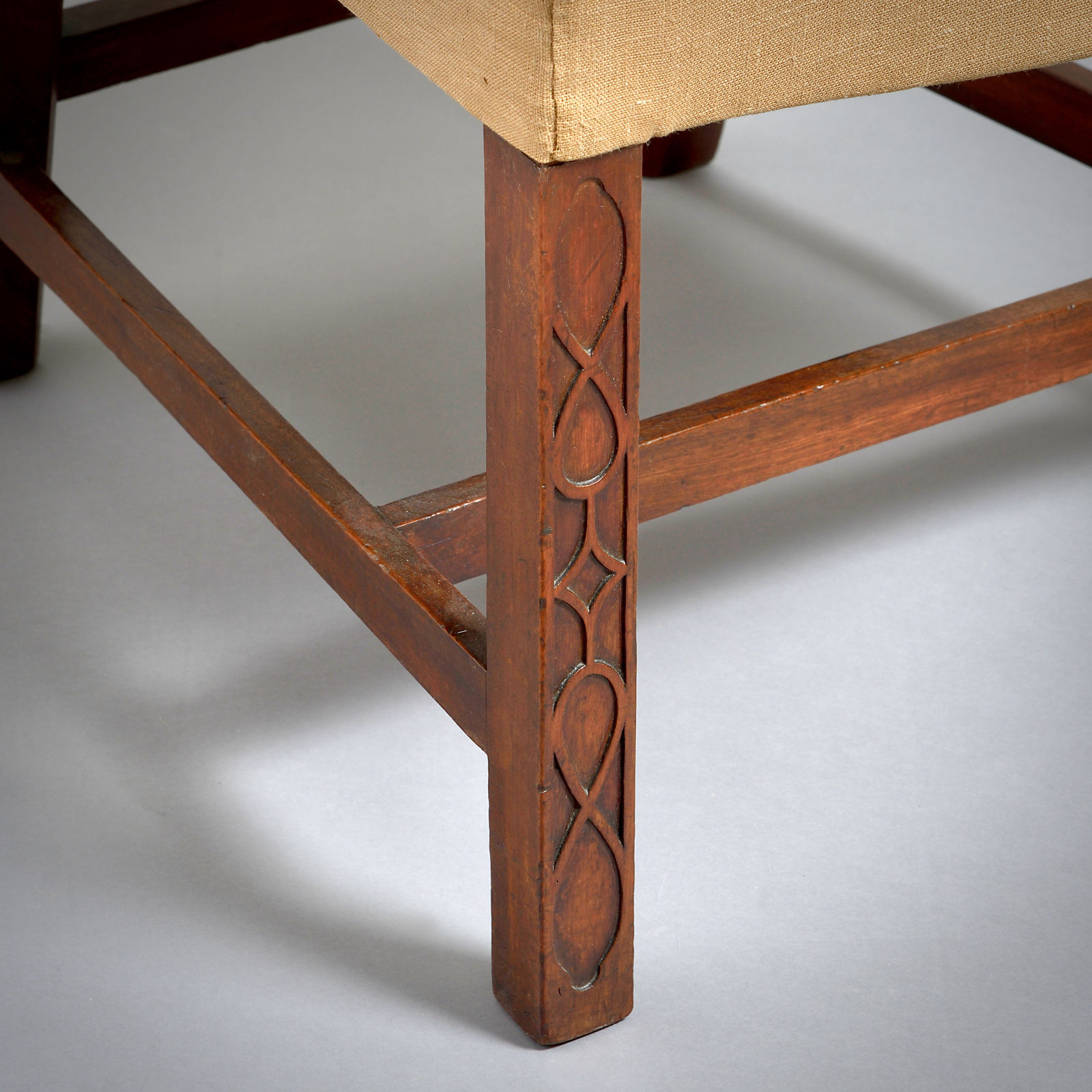 PAIR OF GEORGE III SCOTTISH MAHOGANY SIDE CHAIRS