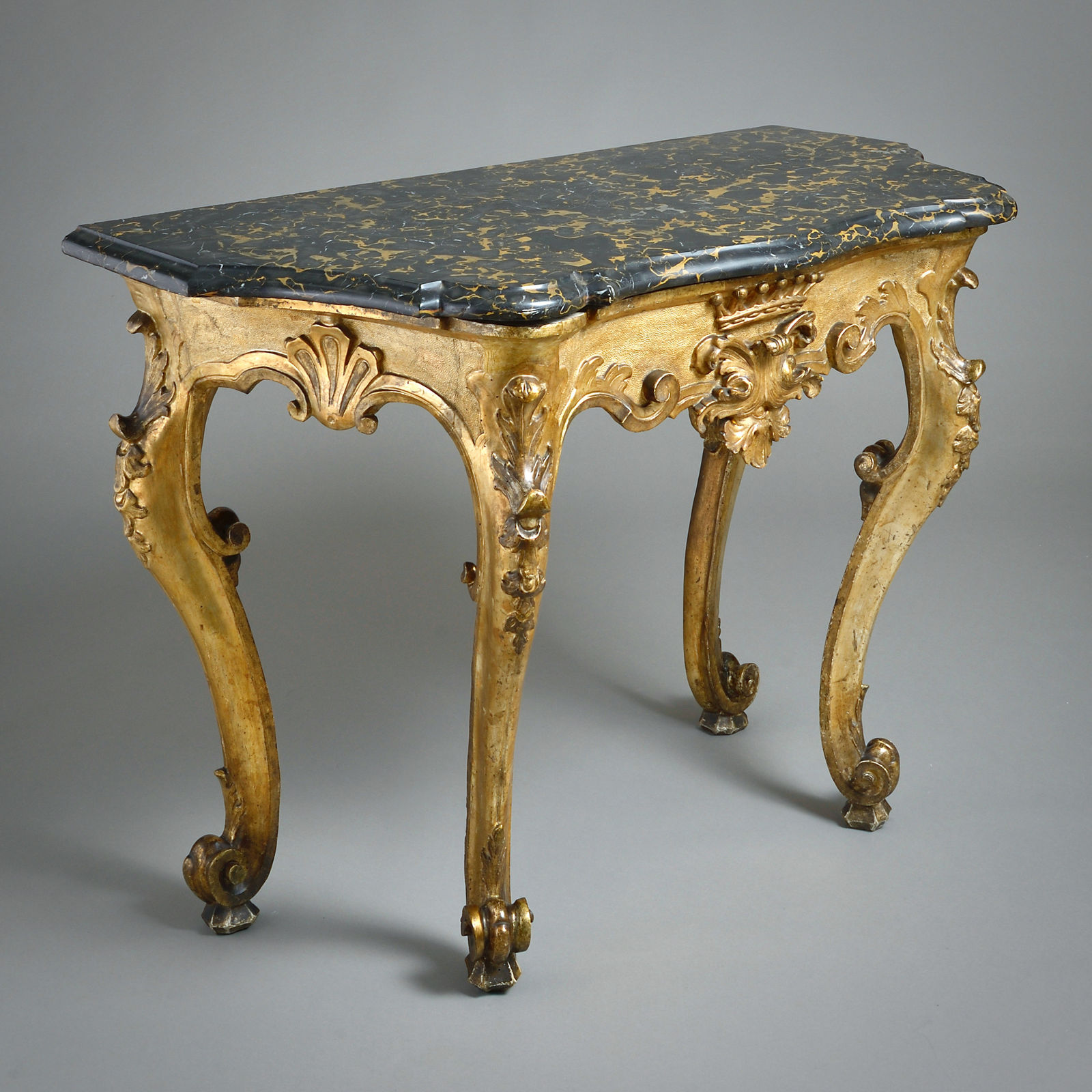 PAIR OF NEAPOLITAN LACCA A MECCA CONSOLE TABLES