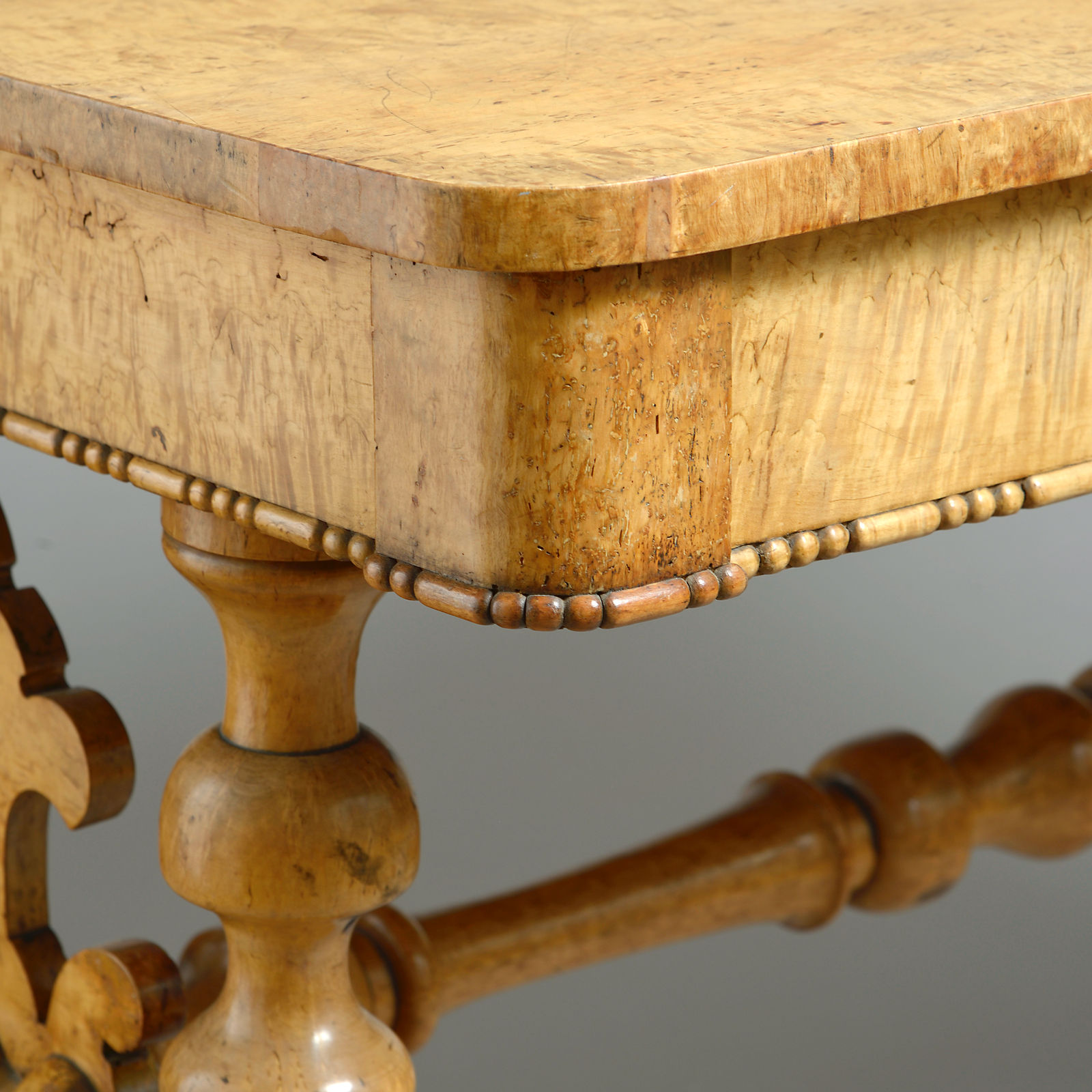 GEORGE IV BURR MAPLE WRITING-TABLE