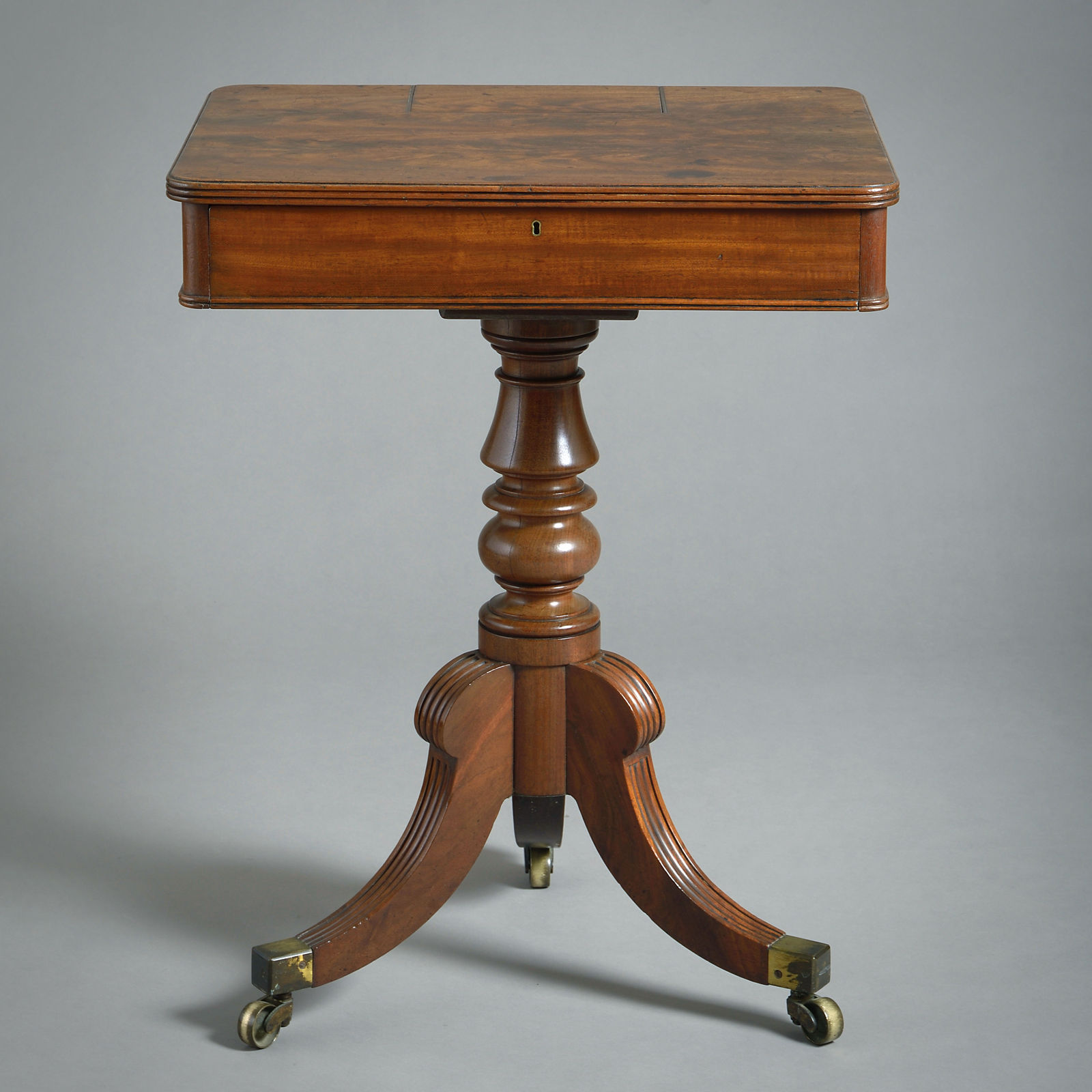 REGENCY MAHOGANY TRIPOD ‘CHAMBER’ TABLE ATTRIBUTED TO GILLOW'S