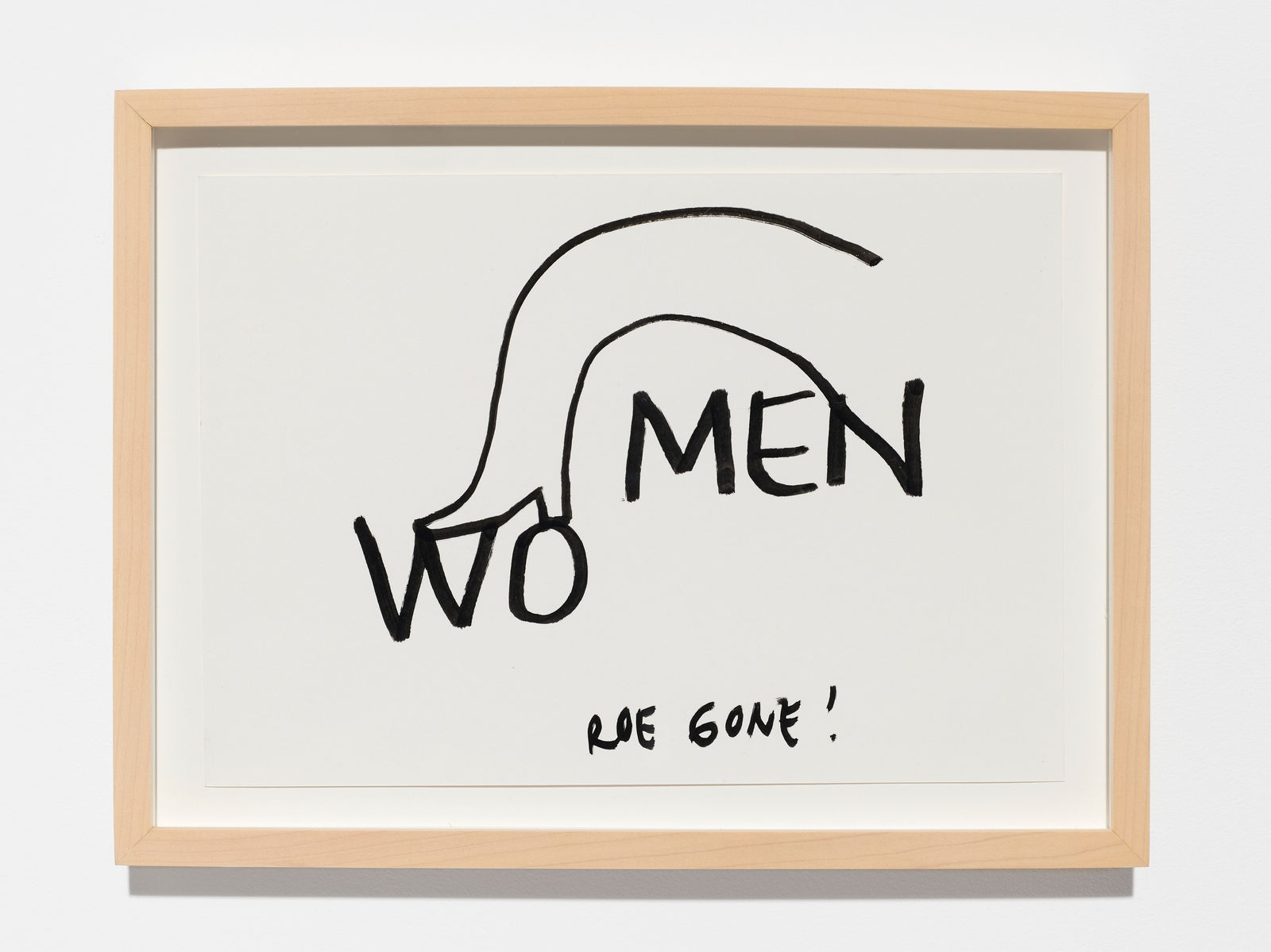 Dan Perjovschi, Women (Roe Gone), 2024