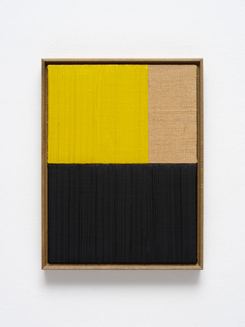 Johnny Abrahams, Untitled (Yellow & Black I), 2021