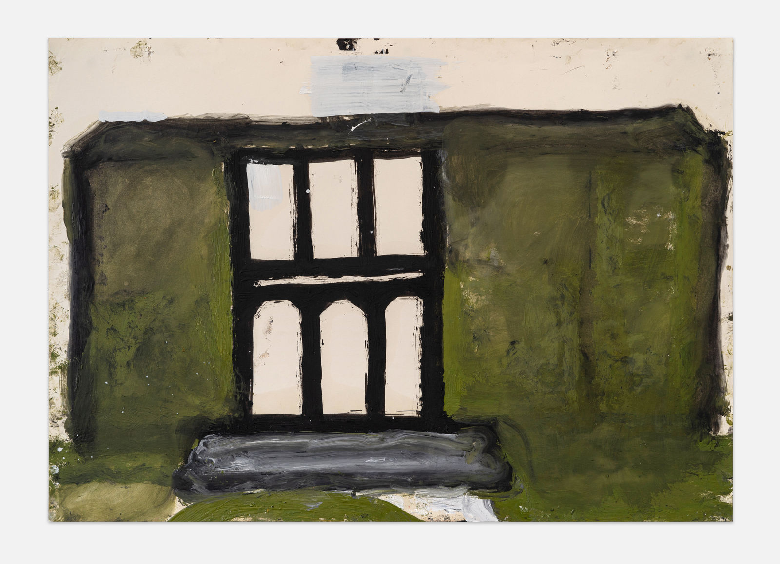 Rose Wylie, Green Louisiana, 2024