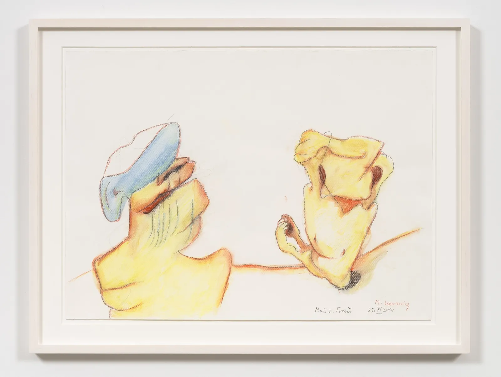 Maria Lassnig, Mann und Frau, 2004