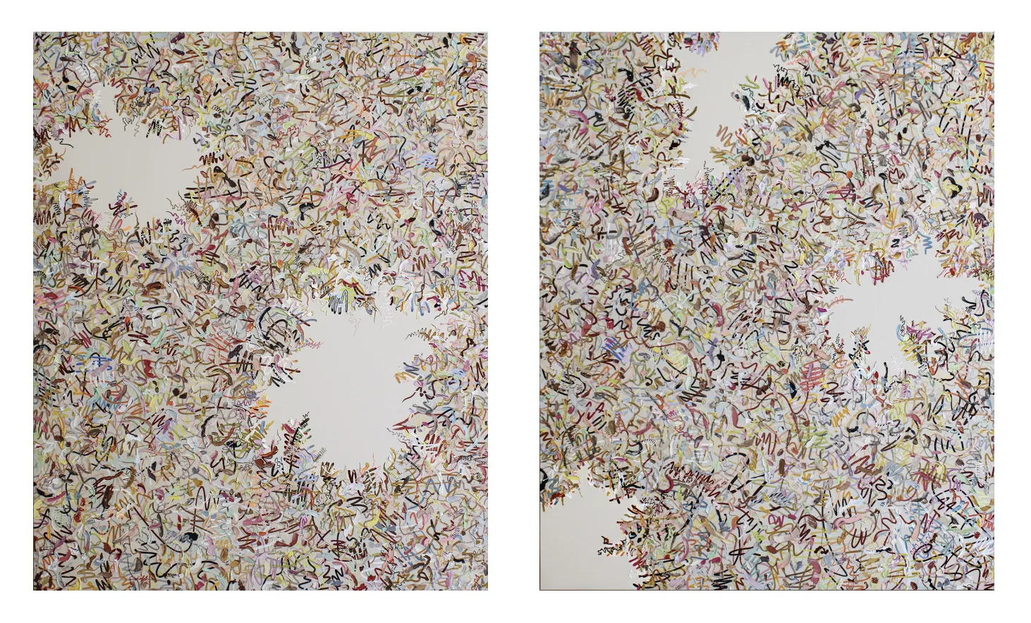 Lydia McKee, Somewhere Between Us II (Diptych)