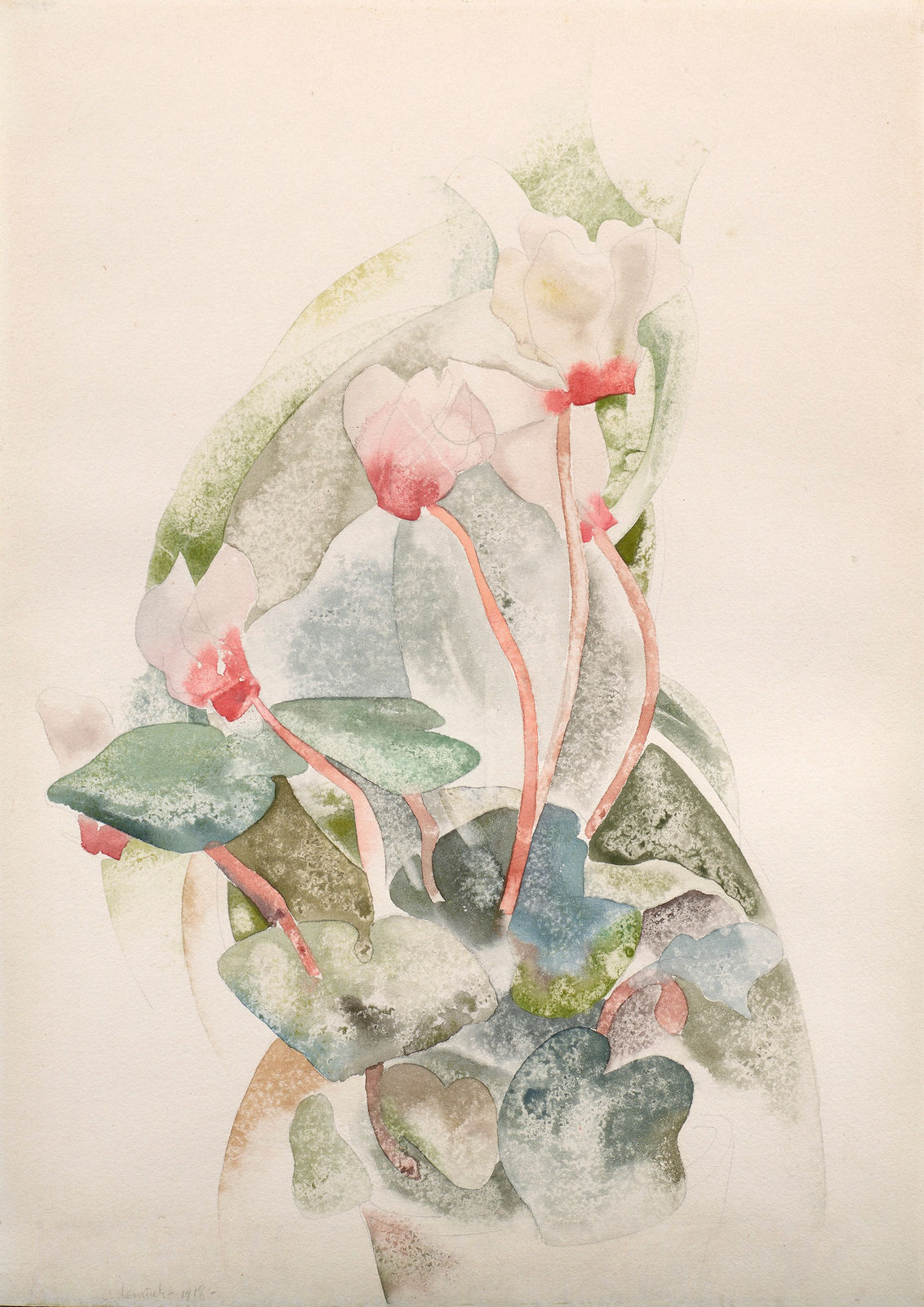 Charles Demuth, Cyclamen, 1918